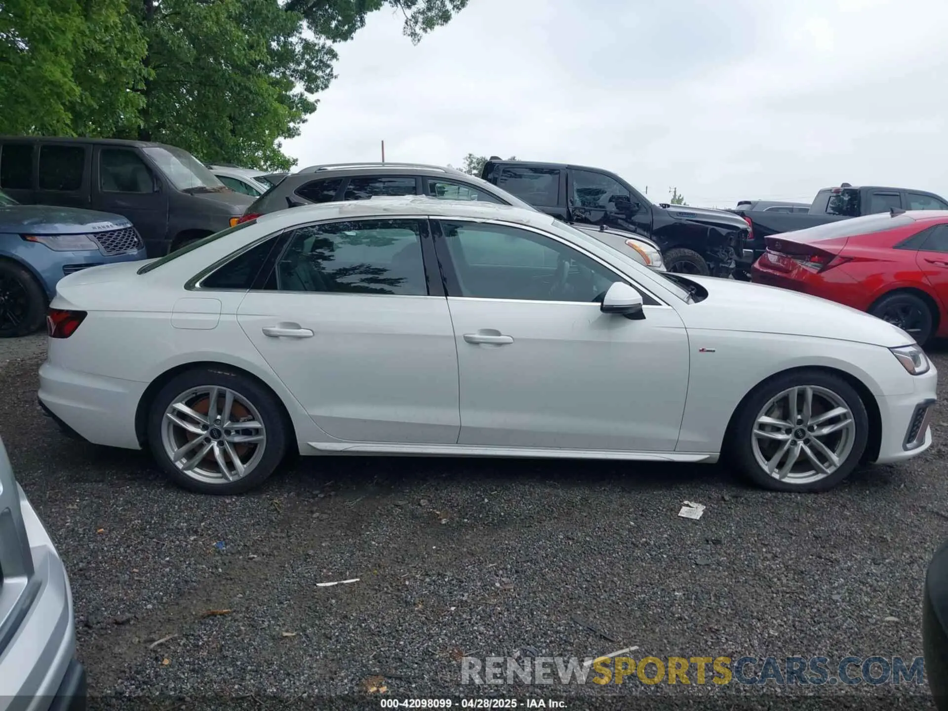 13 Photograph of a damaged car WAUEAAF47PN001966 AUDI A4 2023
