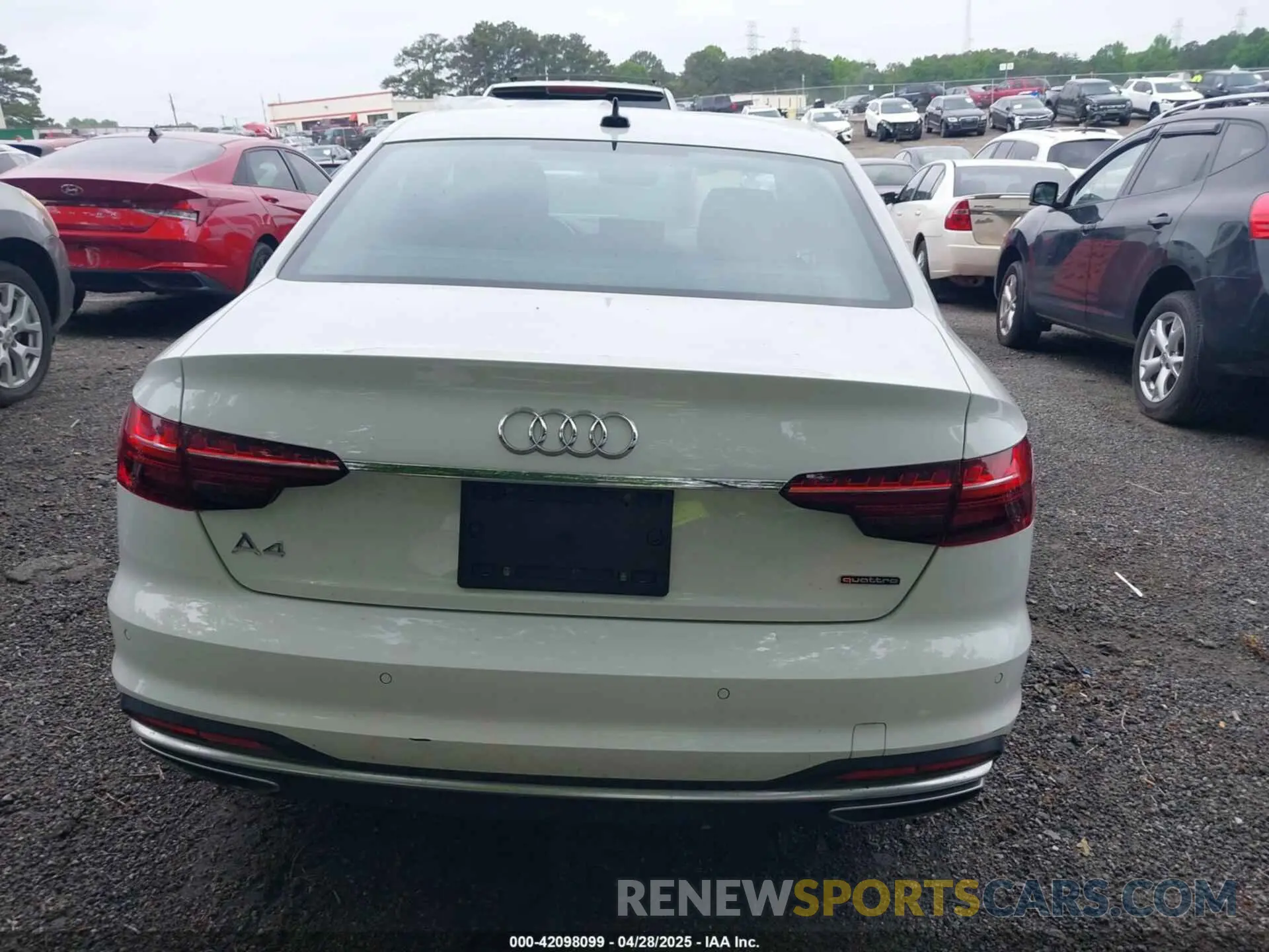 16 Photograph of a damaged car WAUEAAF47PN001966 AUDI A4 2023