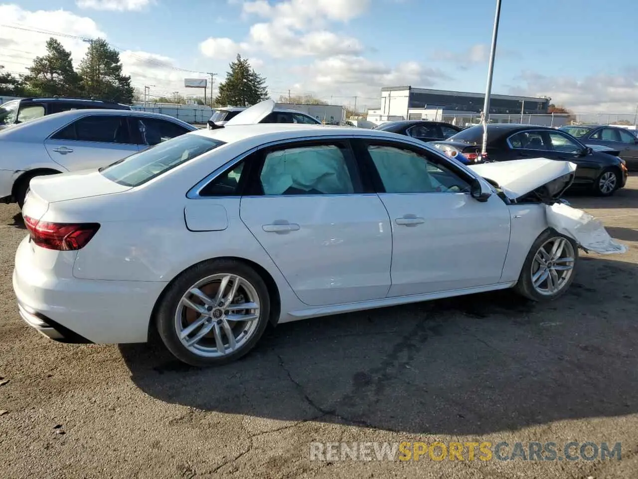 3 Photograph of a damaged car WAUEAAF47PN009372 AUDI A4 2023