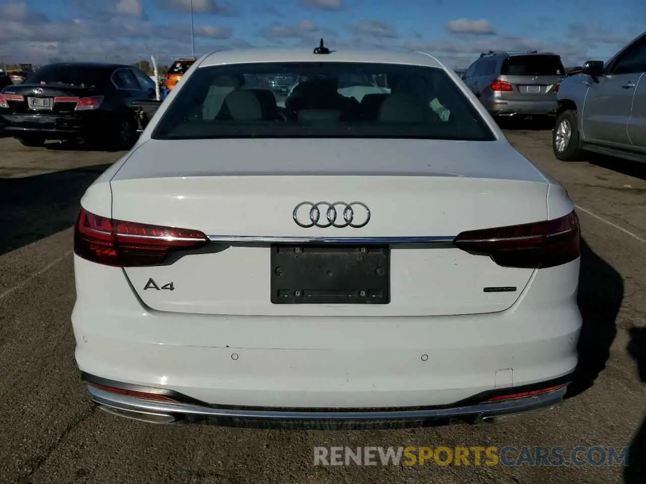 6 Photograph of a damaged car WAUEAAF47PN009372 AUDI A4 2023