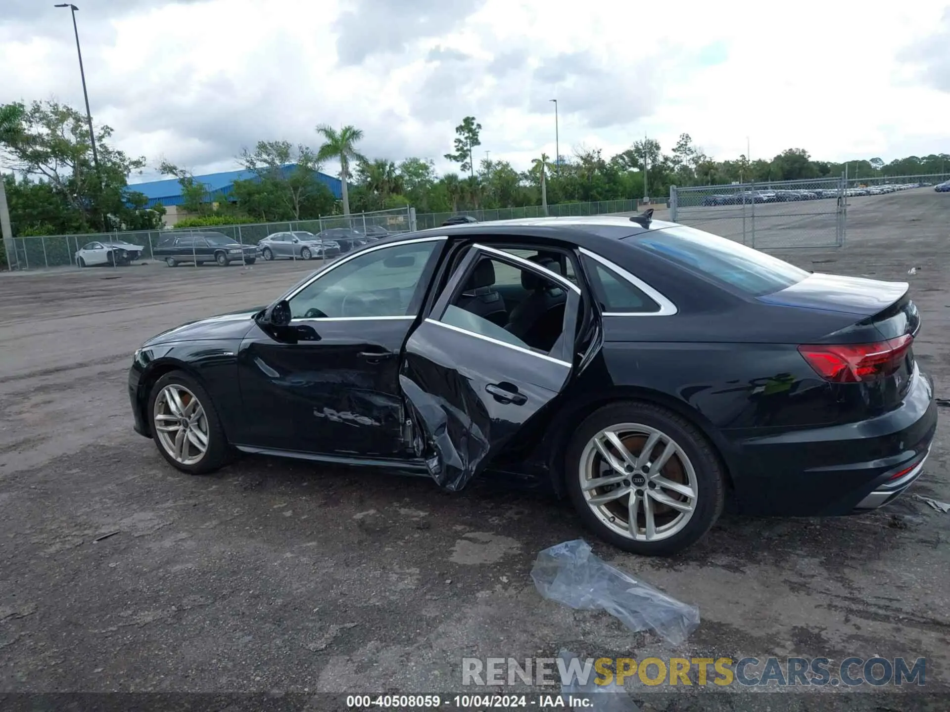 14 Photograph of a damaged car WAUEAAF47PN014166 AUDI A4 2023