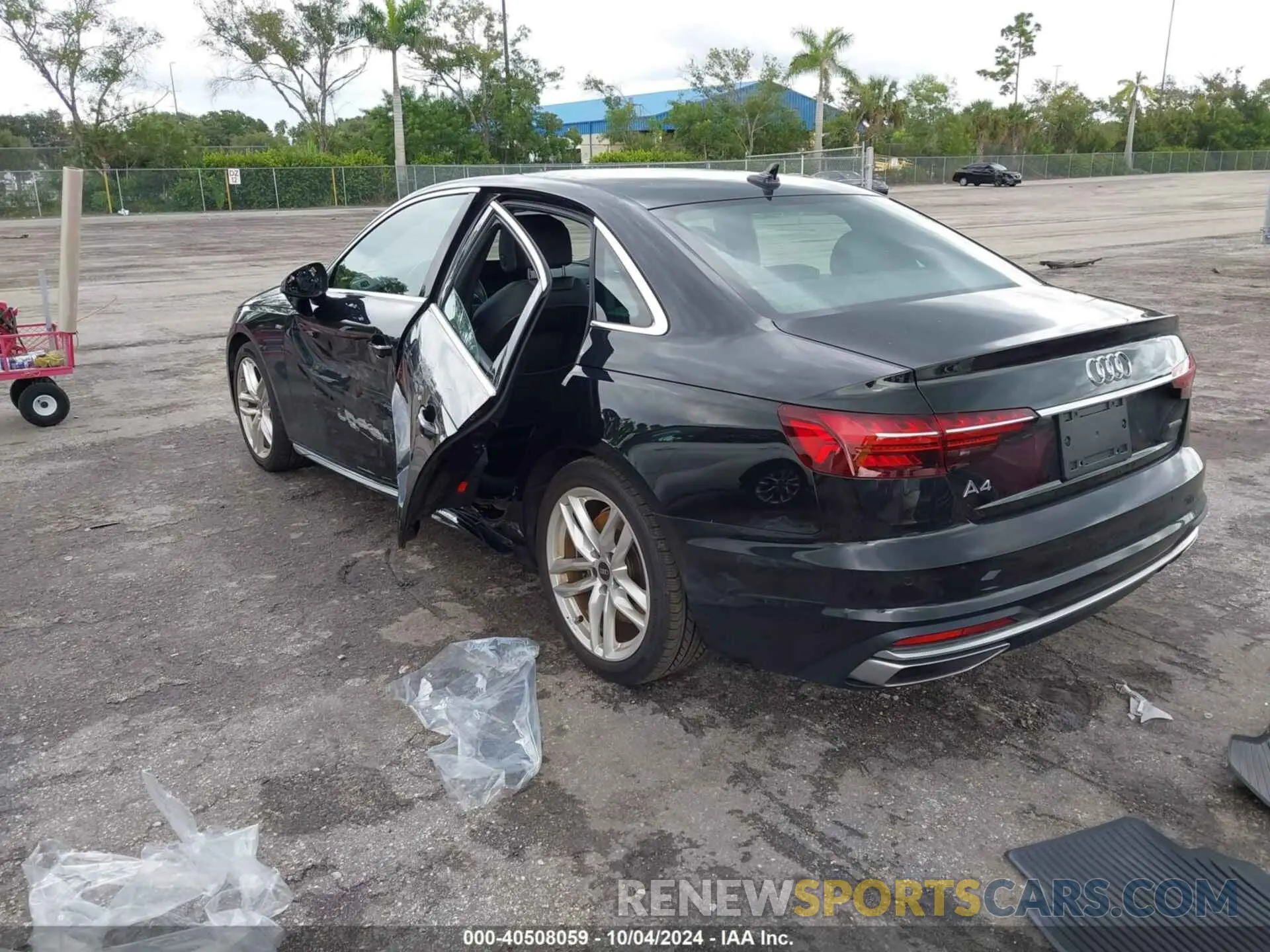 3 Photograph of a damaged car WAUEAAF47PN014166 AUDI A4 2023