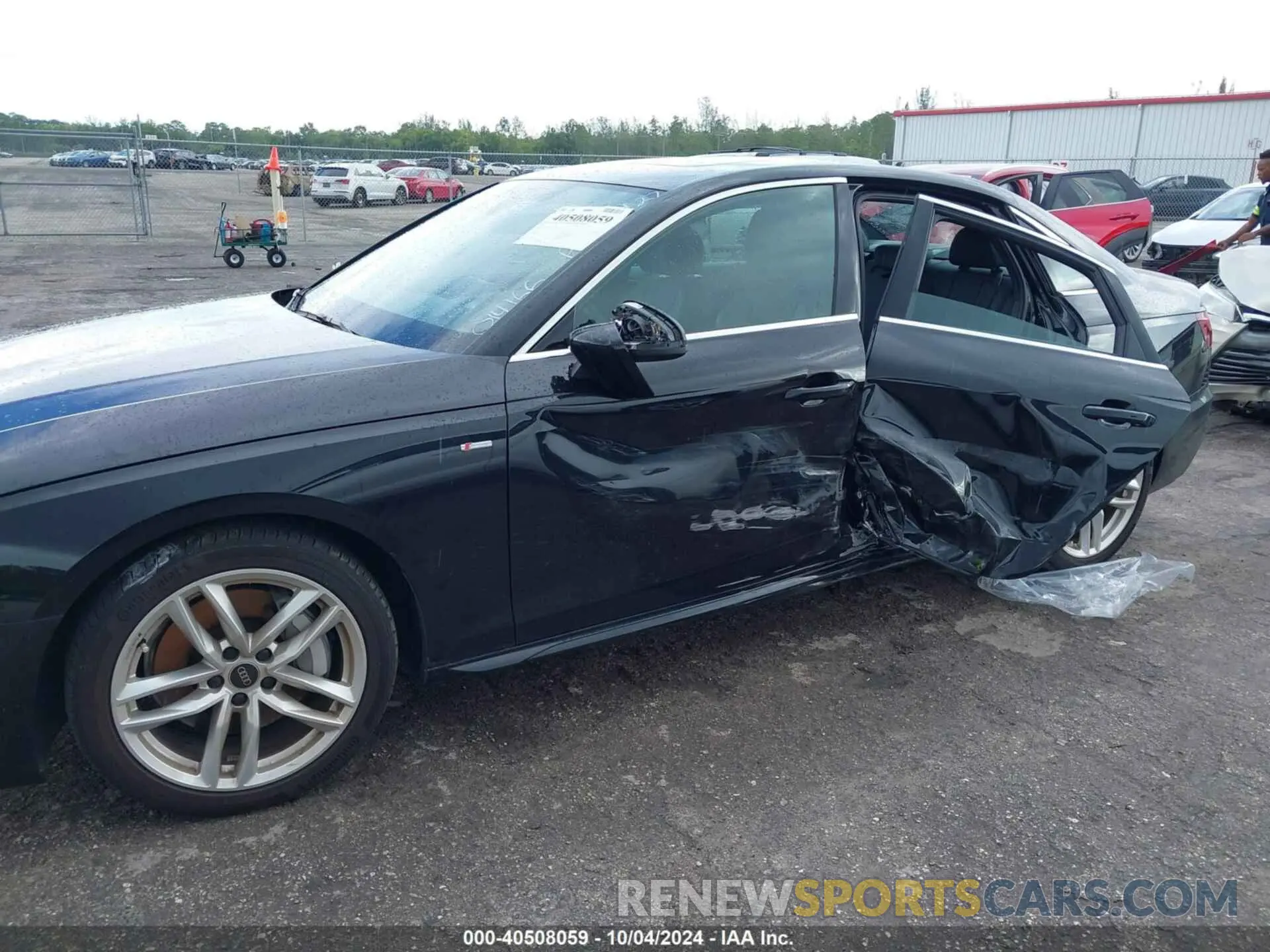 6 Photograph of a damaged car WAUEAAF47PN014166 AUDI A4 2023
