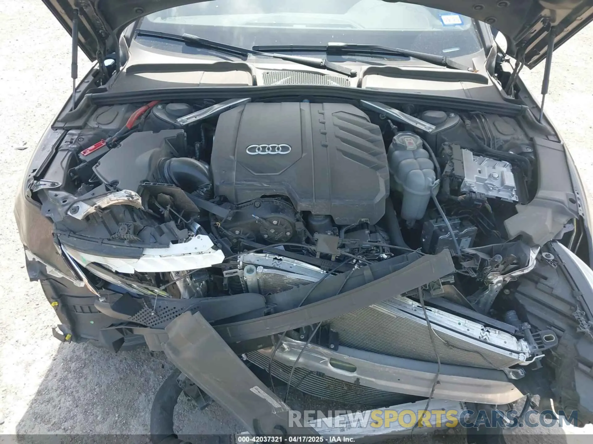 10 Photograph of a damaged car WAUEAAF48PA009002 AUDI A4 2023
