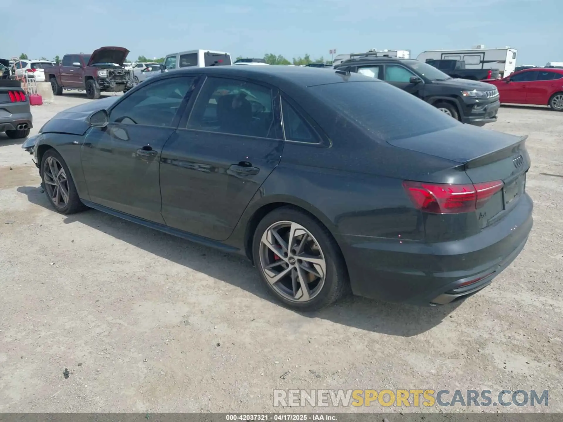 3 Photograph of a damaged car WAUEAAF48PA009002 AUDI A4 2023