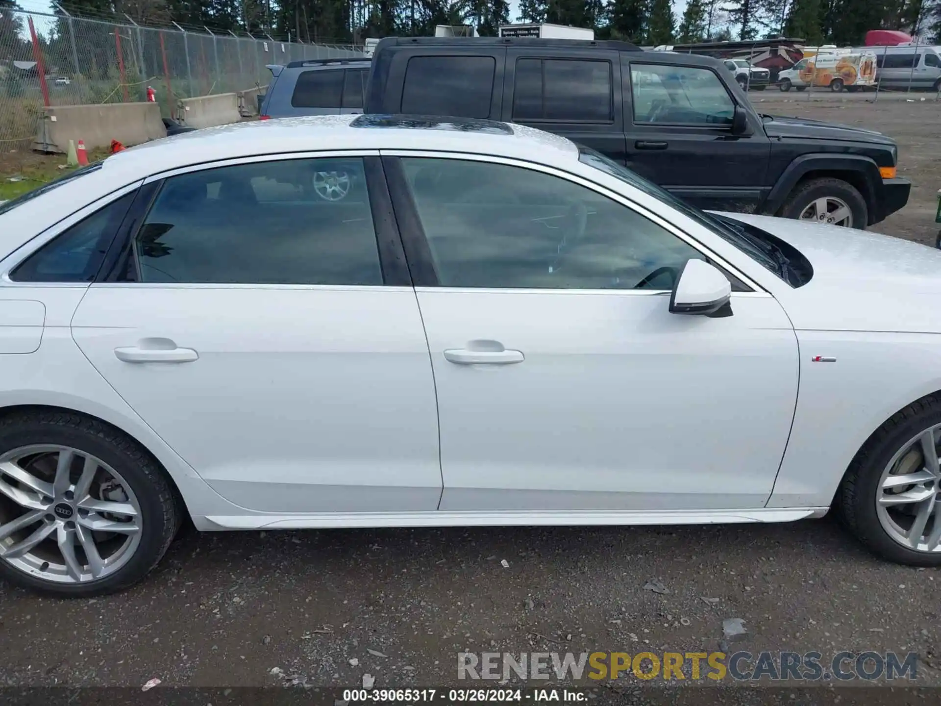 13 Photograph of a damaged car WAUEAAF48PN005895 AUDI A4 2023