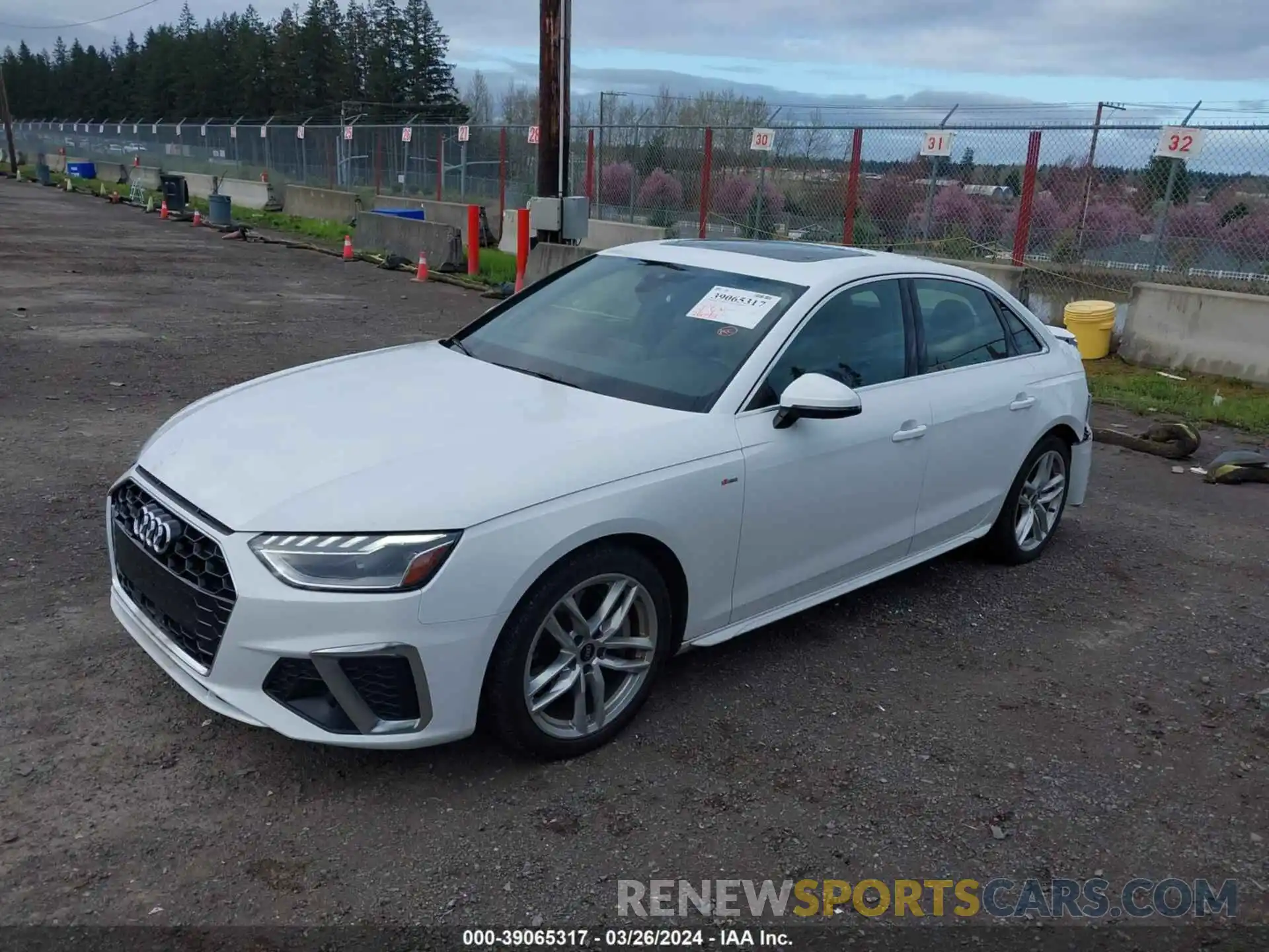 2 Photograph of a damaged car WAUEAAF48PN005895 AUDI A4 2023