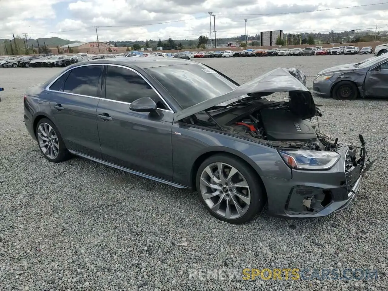 4 Photograph of a damaged car WAUEAAF48PN007646 AUDI A4 2023