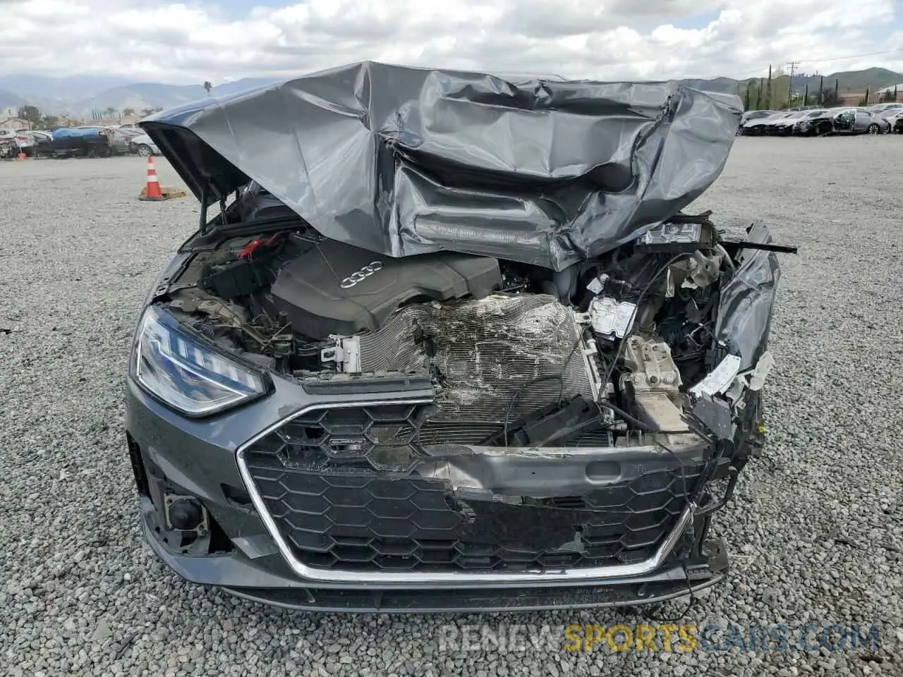 5 Photograph of a damaged car WAUEAAF48PN007646 AUDI A4 2023