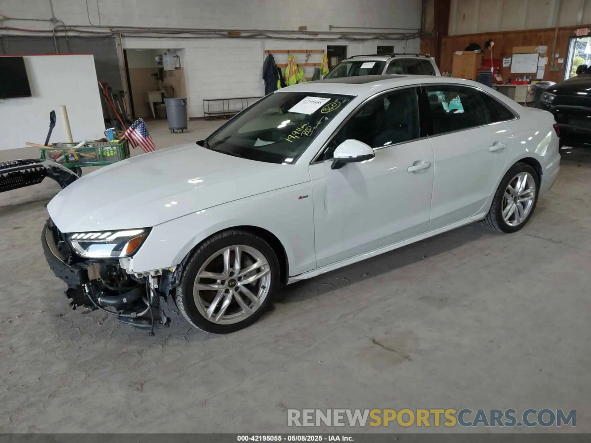 2 Photograph of a damaged car WAUEAAF48PN008070 AUDI A4 2023