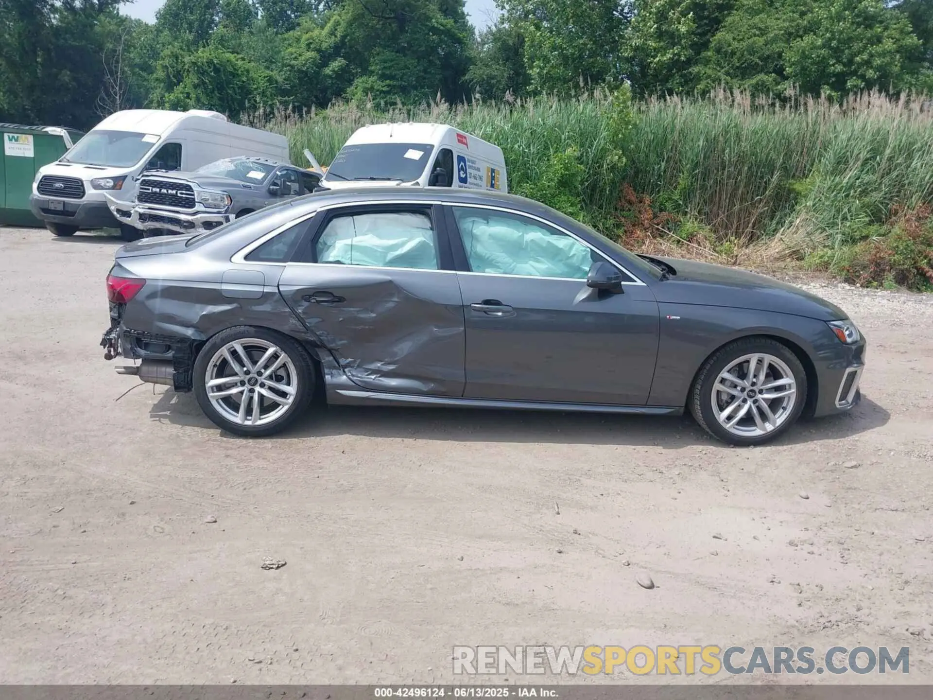 13 Photograph of a damaged car WAUEAAF48PN020896 AUDI A4 2023