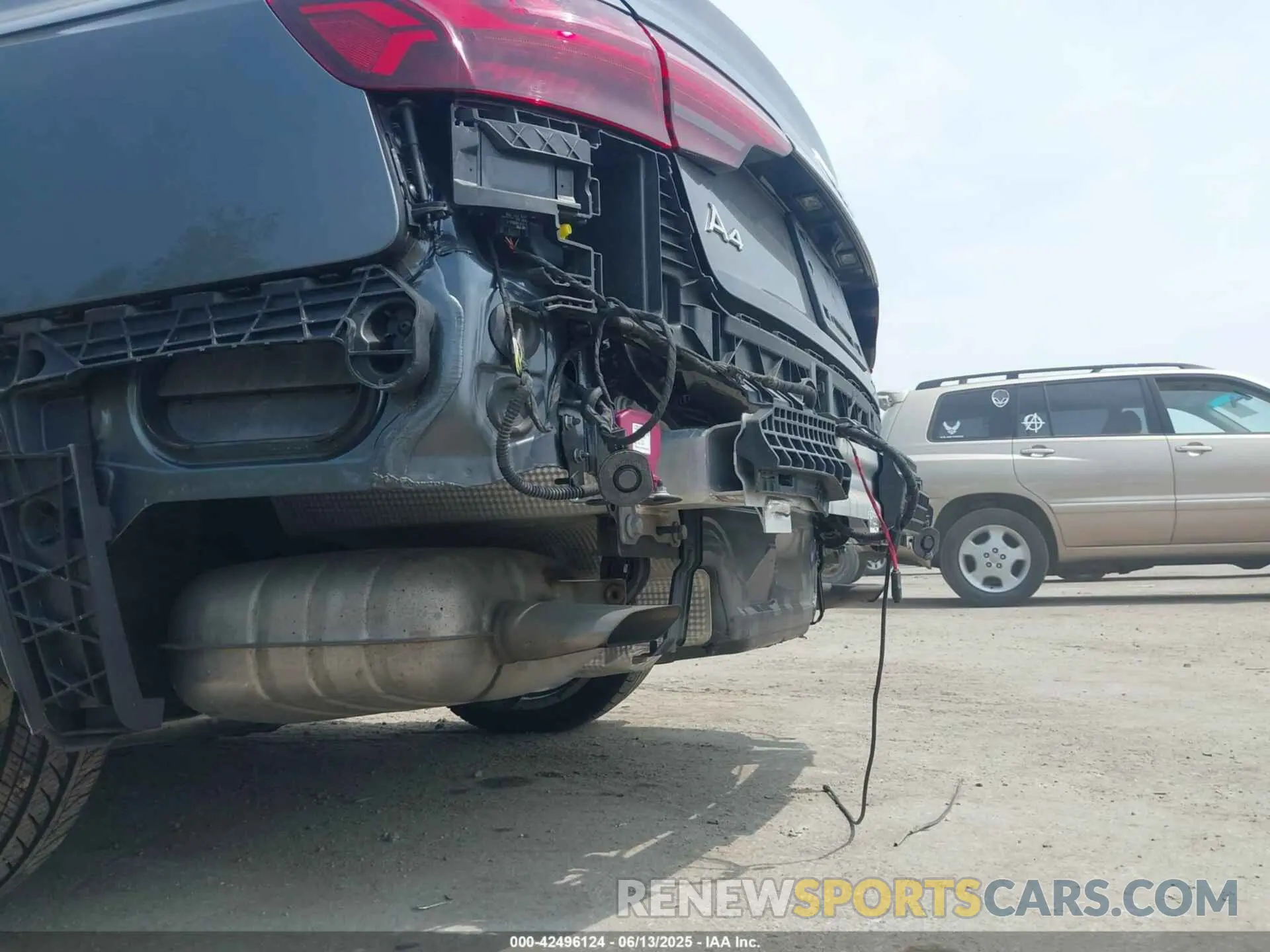 18 Photograph of a damaged car WAUEAAF48PN020896 AUDI A4 2023