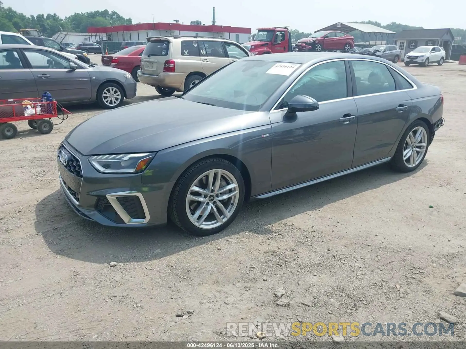 2 Photograph of a damaged car WAUEAAF48PN020896 AUDI A4 2023