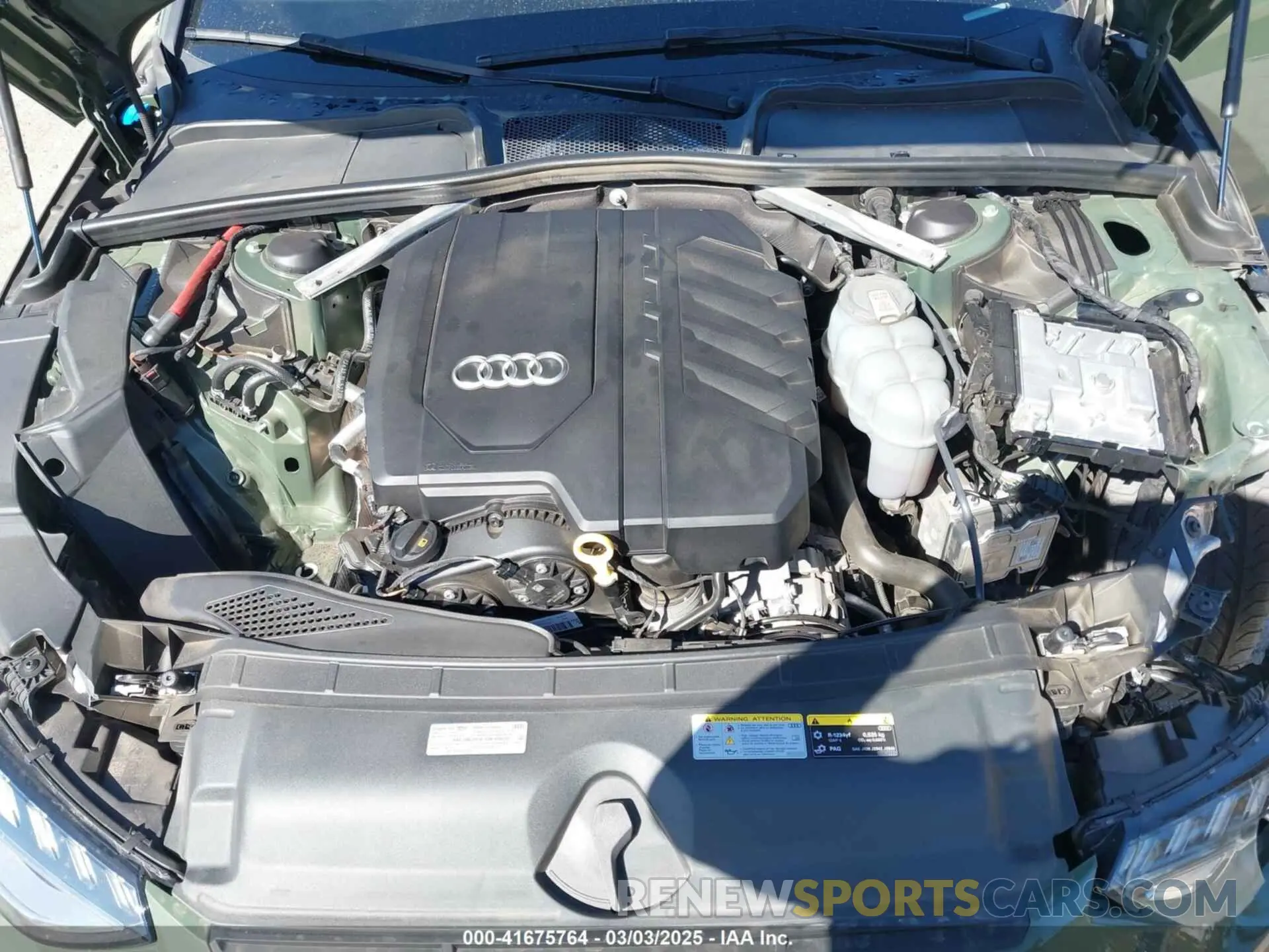 10 Photograph of a damaged car WAUEAAF48PN022647 AUDI A4 2023