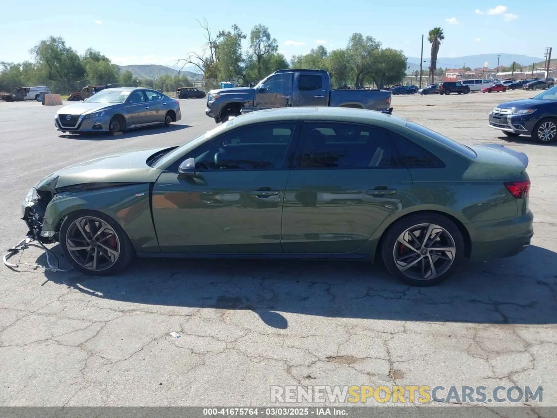 14 Photograph of a damaged car WAUEAAF48PN022647 AUDI A4 2023