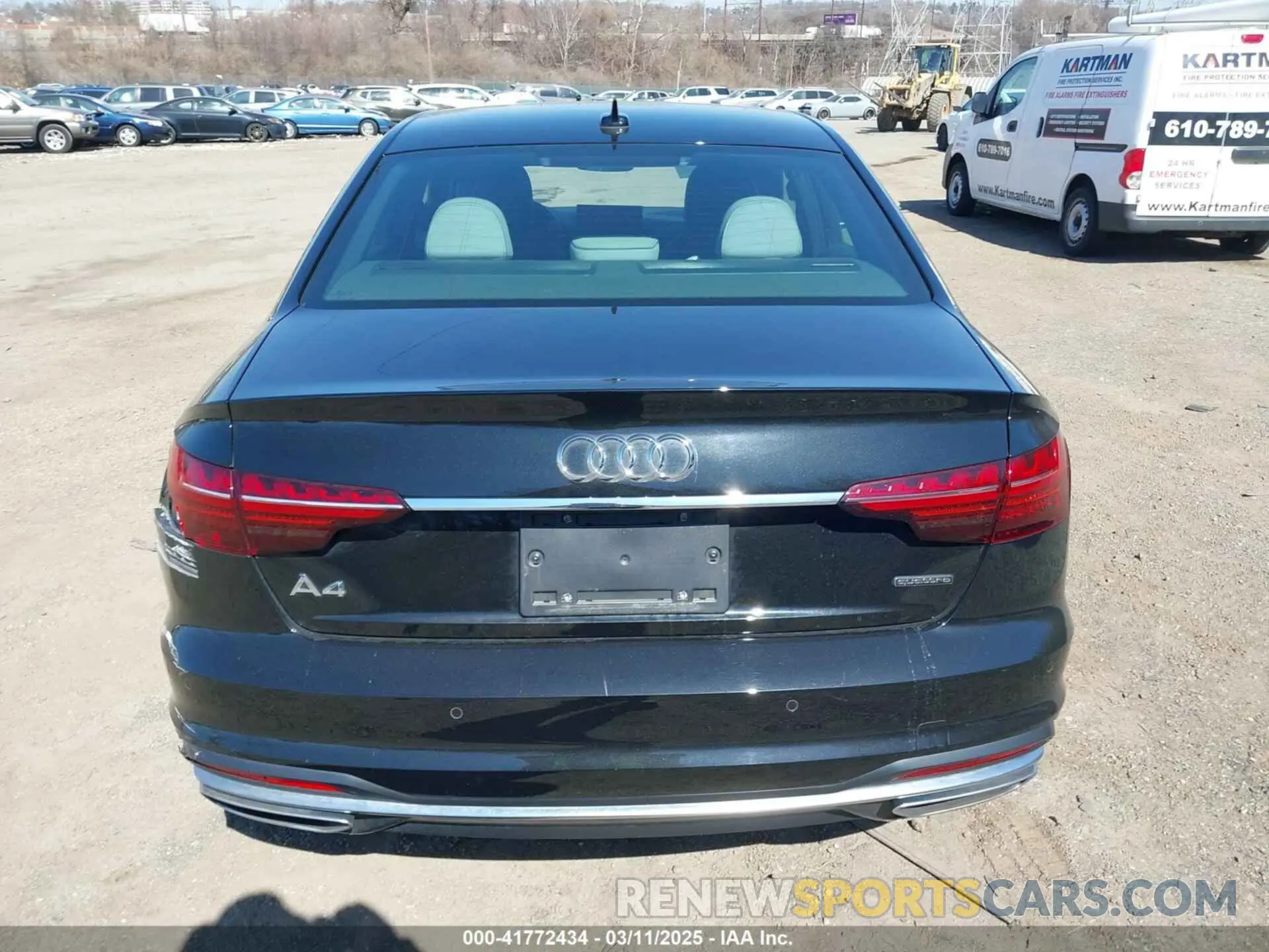 17 Photograph of a damaged car WAUEAAF49PA001586 AUDI A4 2023