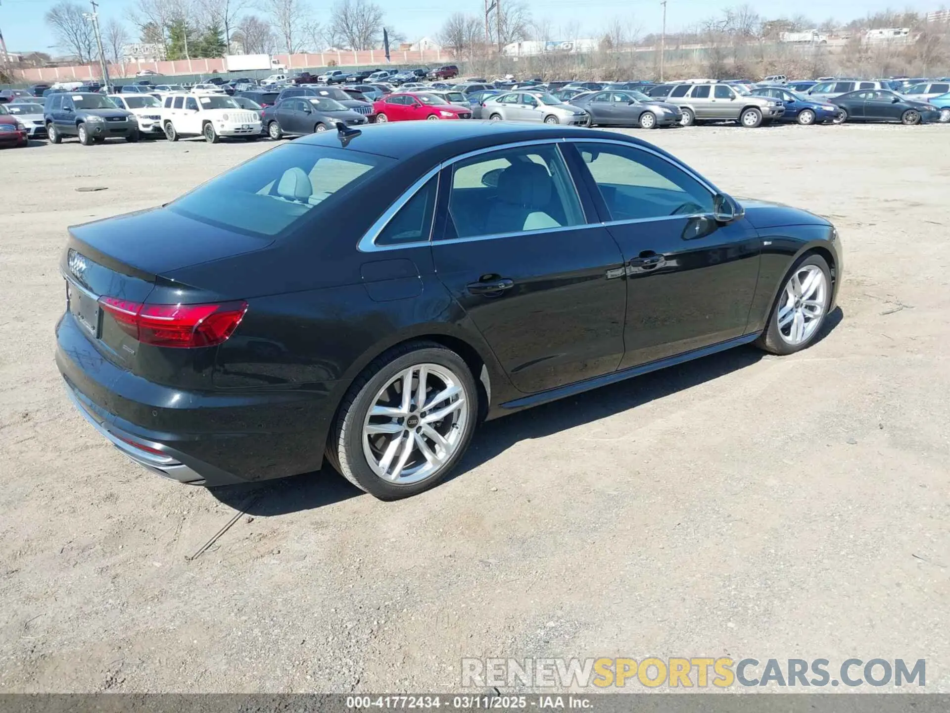 4 Photograph of a damaged car WAUEAAF49PA001586 AUDI A4 2023