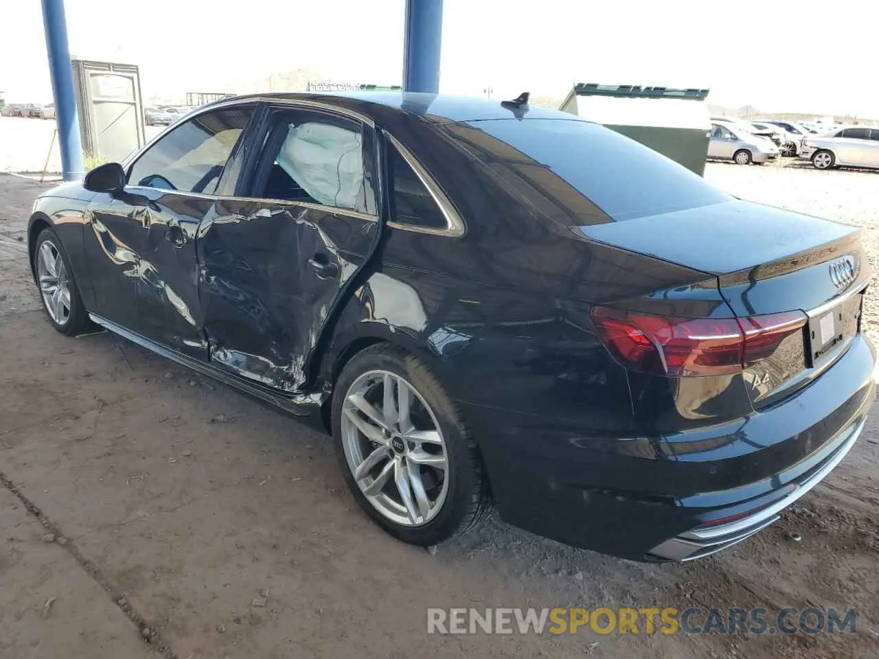 2 Photograph of a damaged car WAUEAAF49PN004190 AUDI A4 2023