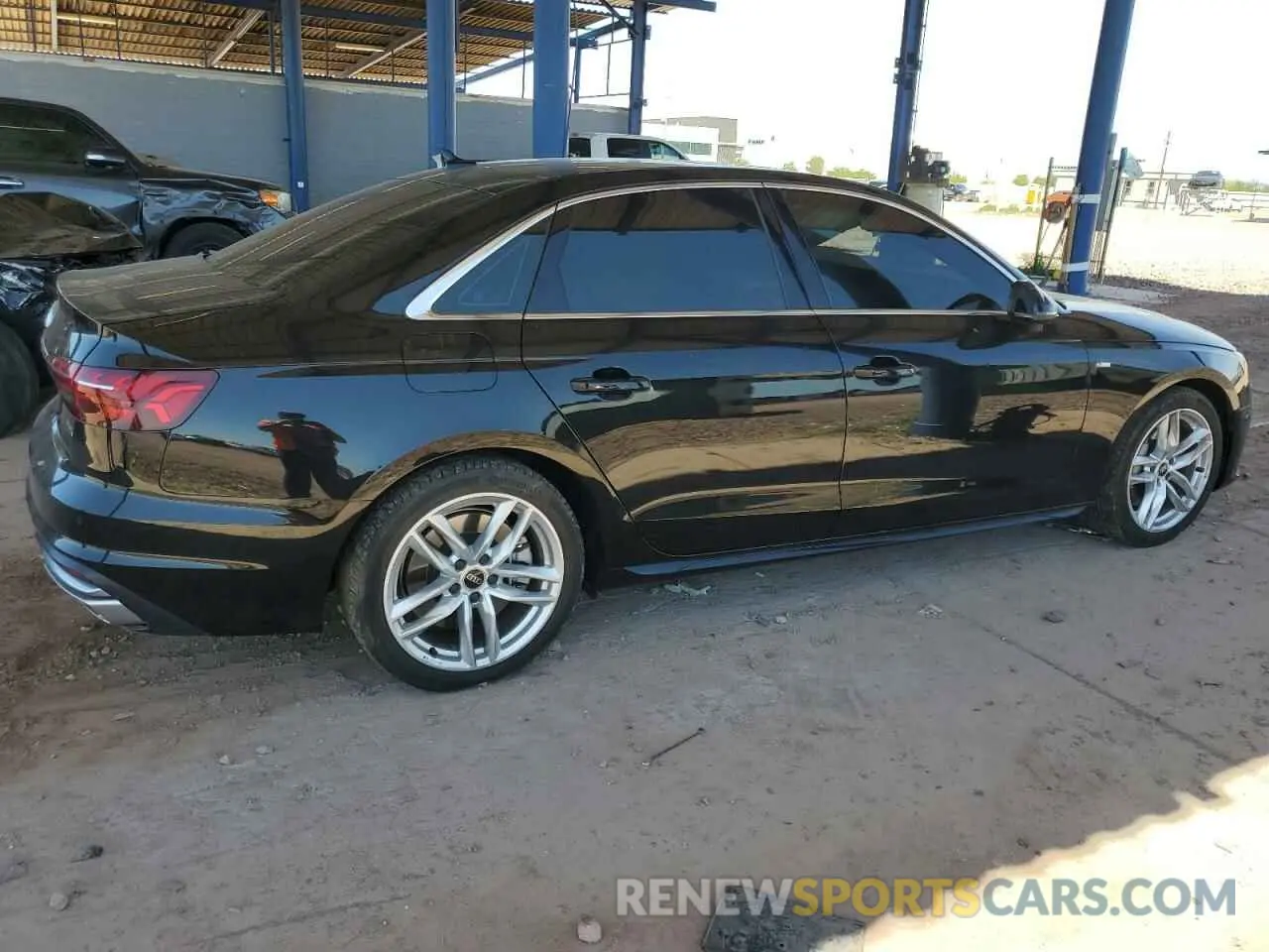 3 Photograph of a damaged car WAUEAAF49PN004190 AUDI A4 2023