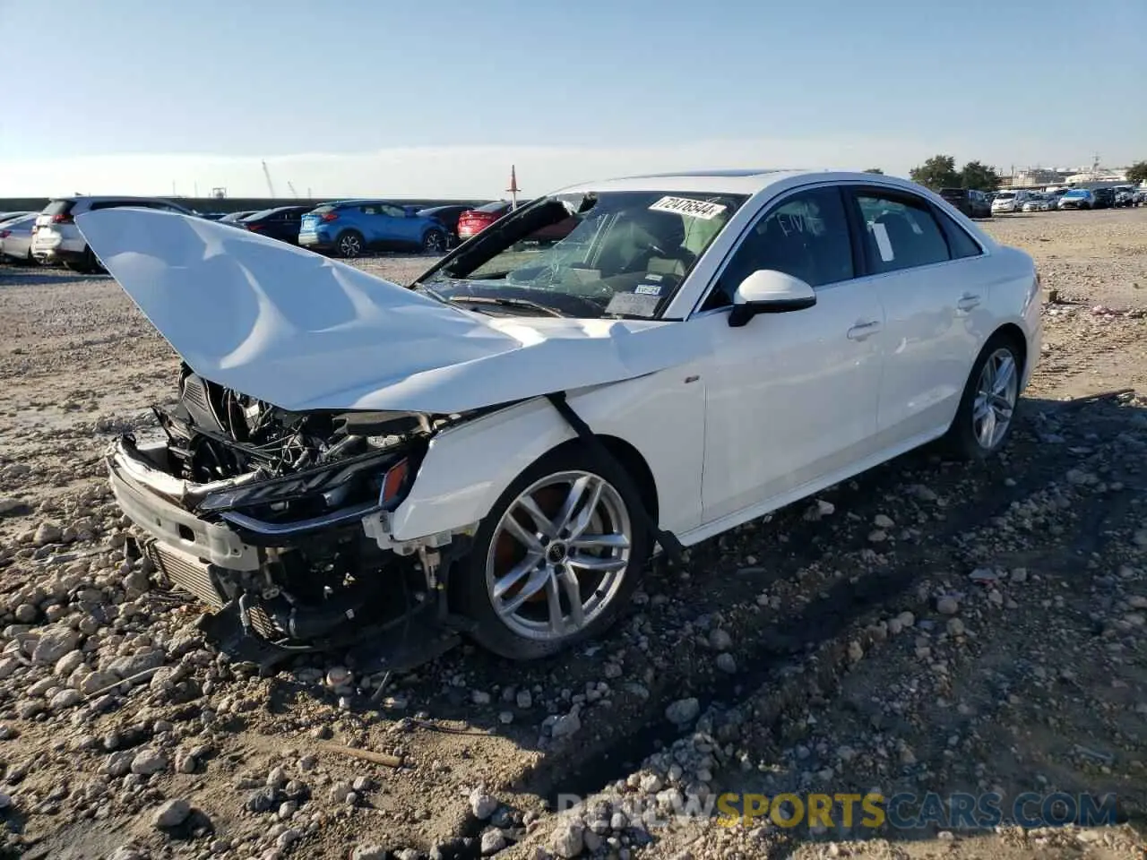 1 Photograph of a damaged car WAUEAAF49PN005114 AUDI A4 2023