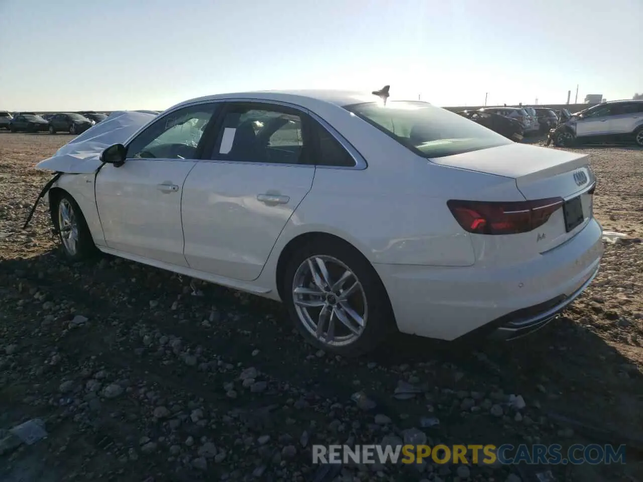 2 Photograph of a damaged car WAUEAAF49PN005114 AUDI A4 2023