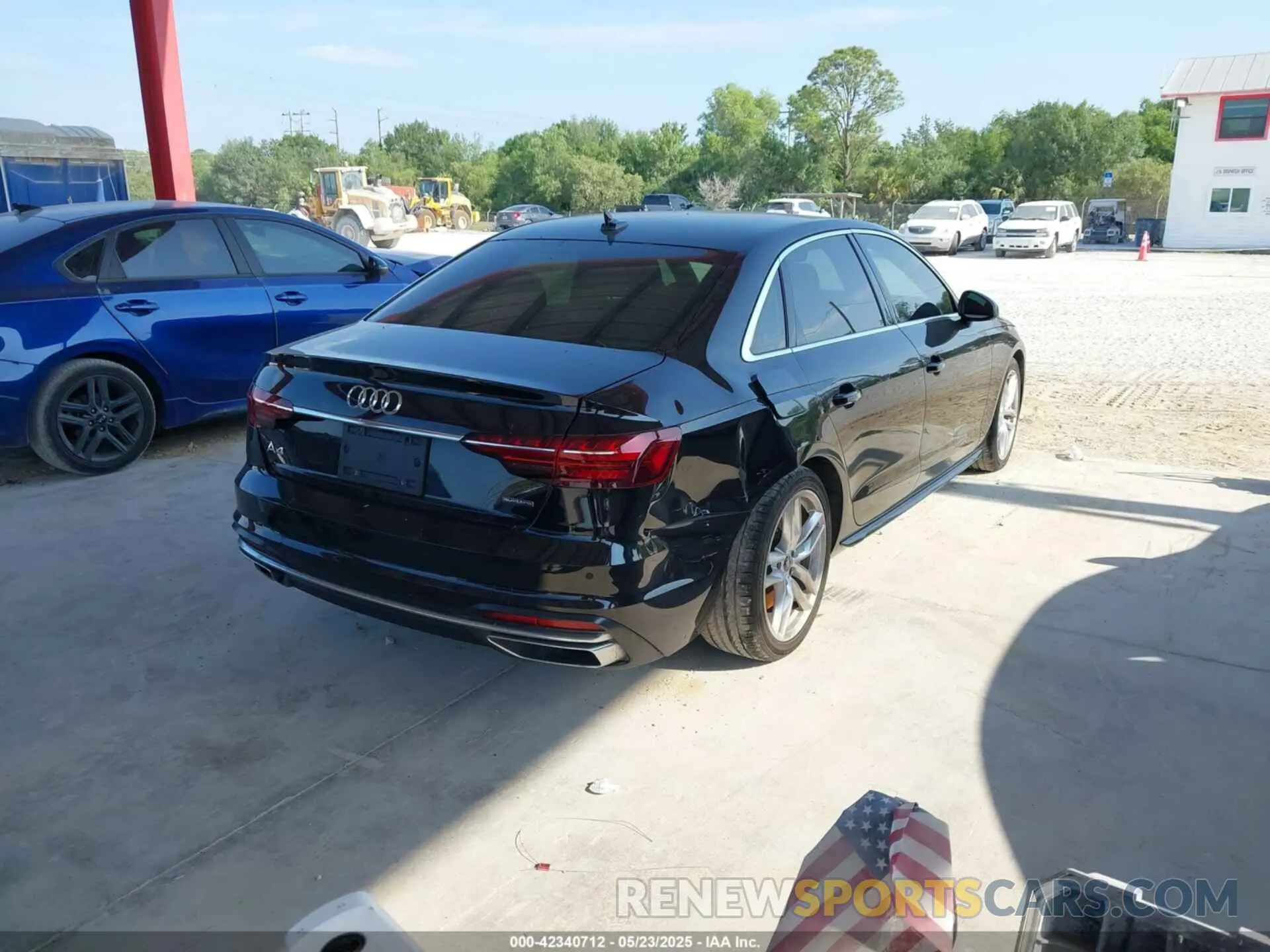 4 Photograph of a damaged car WAUEAAF49PN011561 AUDI A4 2023