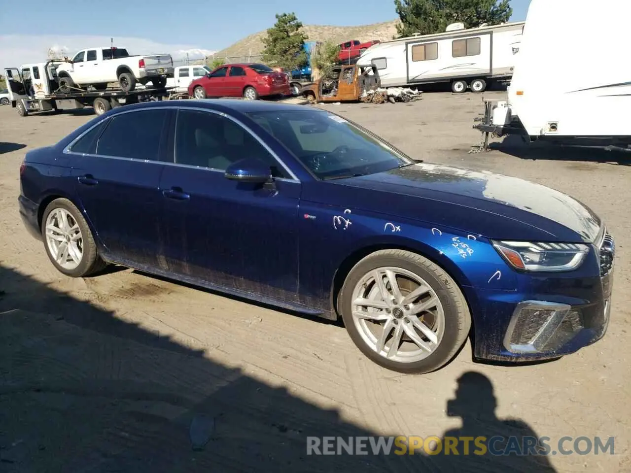 4 Photograph of a damaged car WAUEAAF49PN020891 AUDI A4 2023