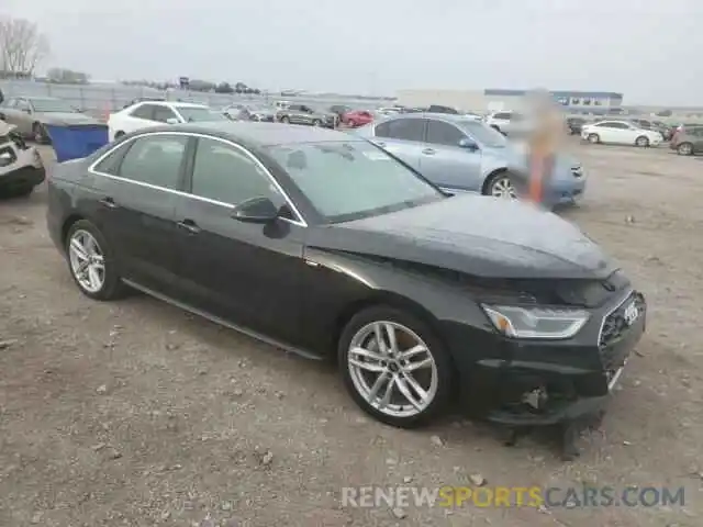 4 Photograph of a damaged car WAUEAAF4XPN002593 AUDI A4 2023