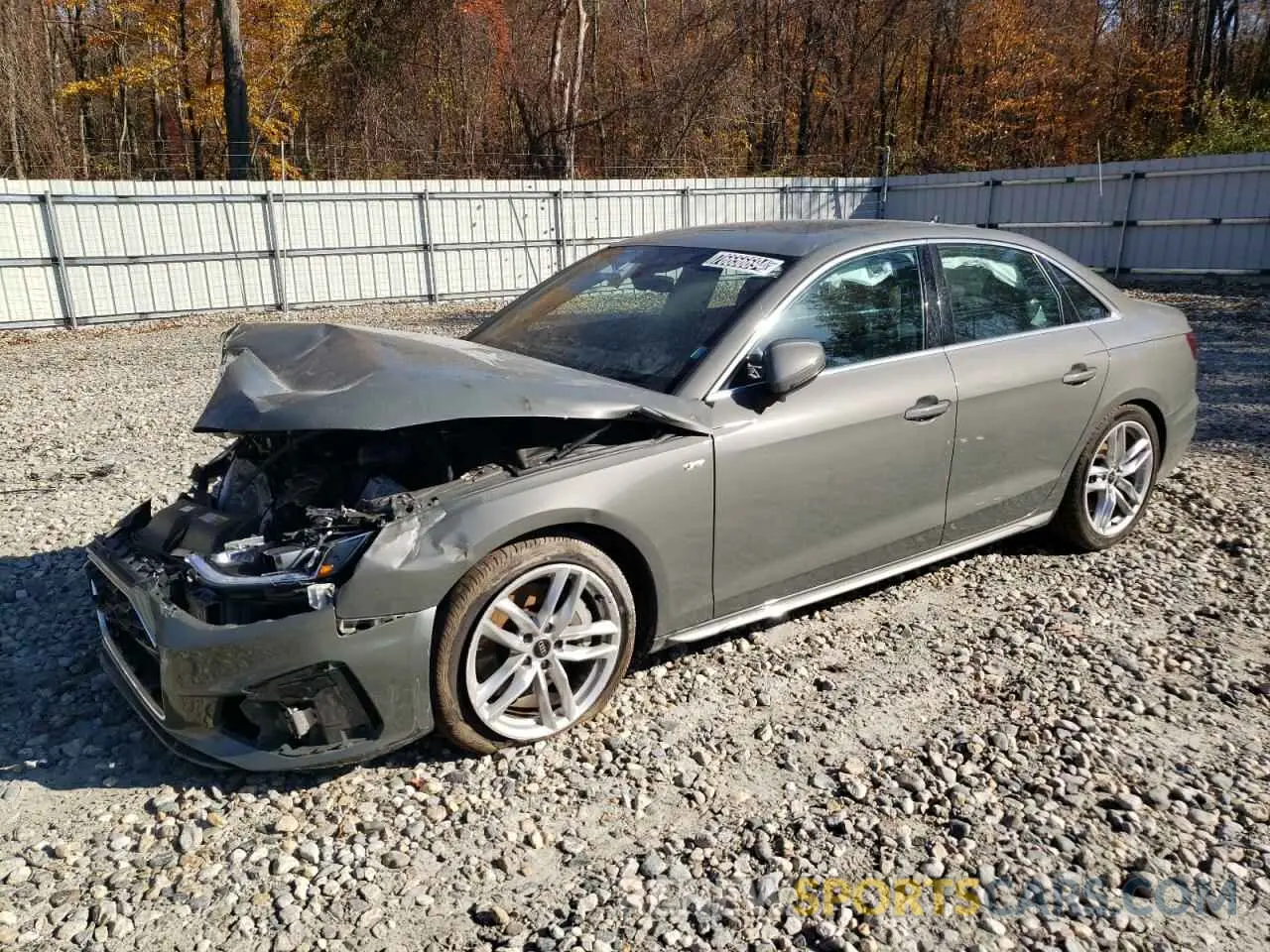 1 Photograph of a damaged car WAUEAAF4XPN016297 AUDI A4 2023