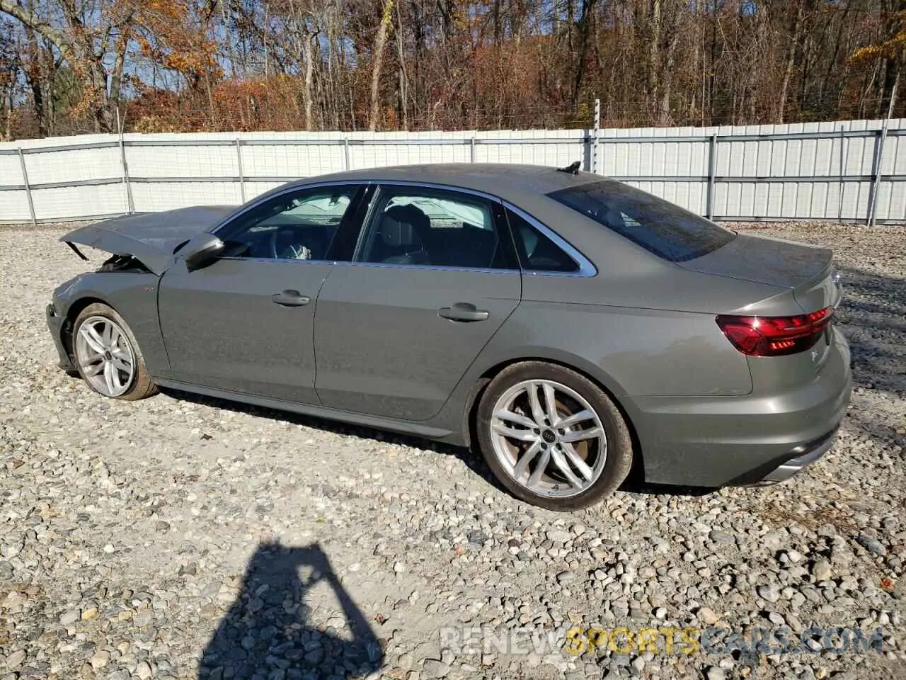 2 Photograph of a damaged car WAUEAAF4XPN016297 AUDI A4 2023