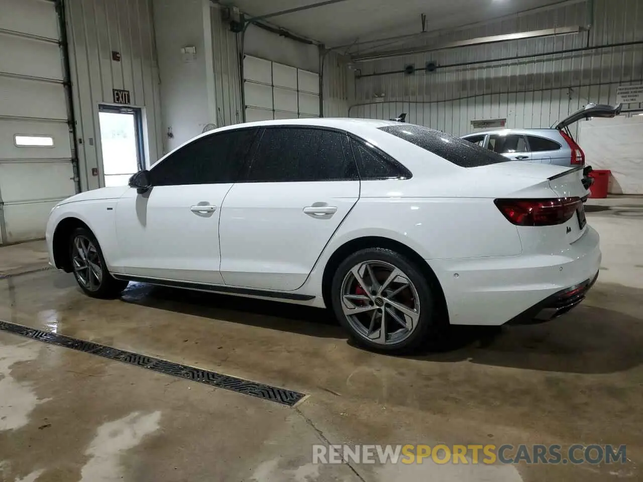 2 Photograph of a damaged car WAUFAAF40PA019589 AUDI A4 2023