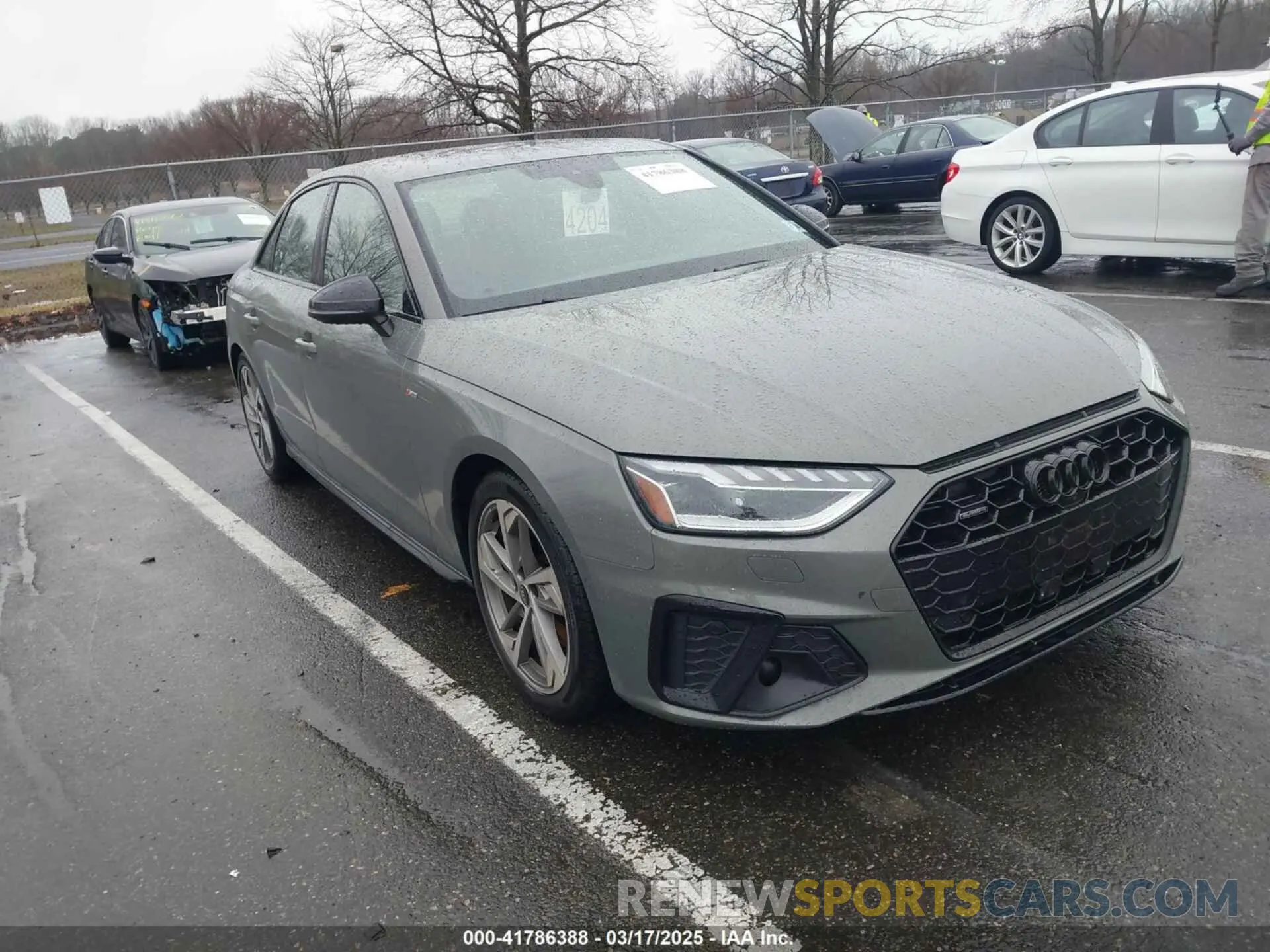 1 Photograph of a damaged car WAUFAAF49PA053062 AUDI A4 2023