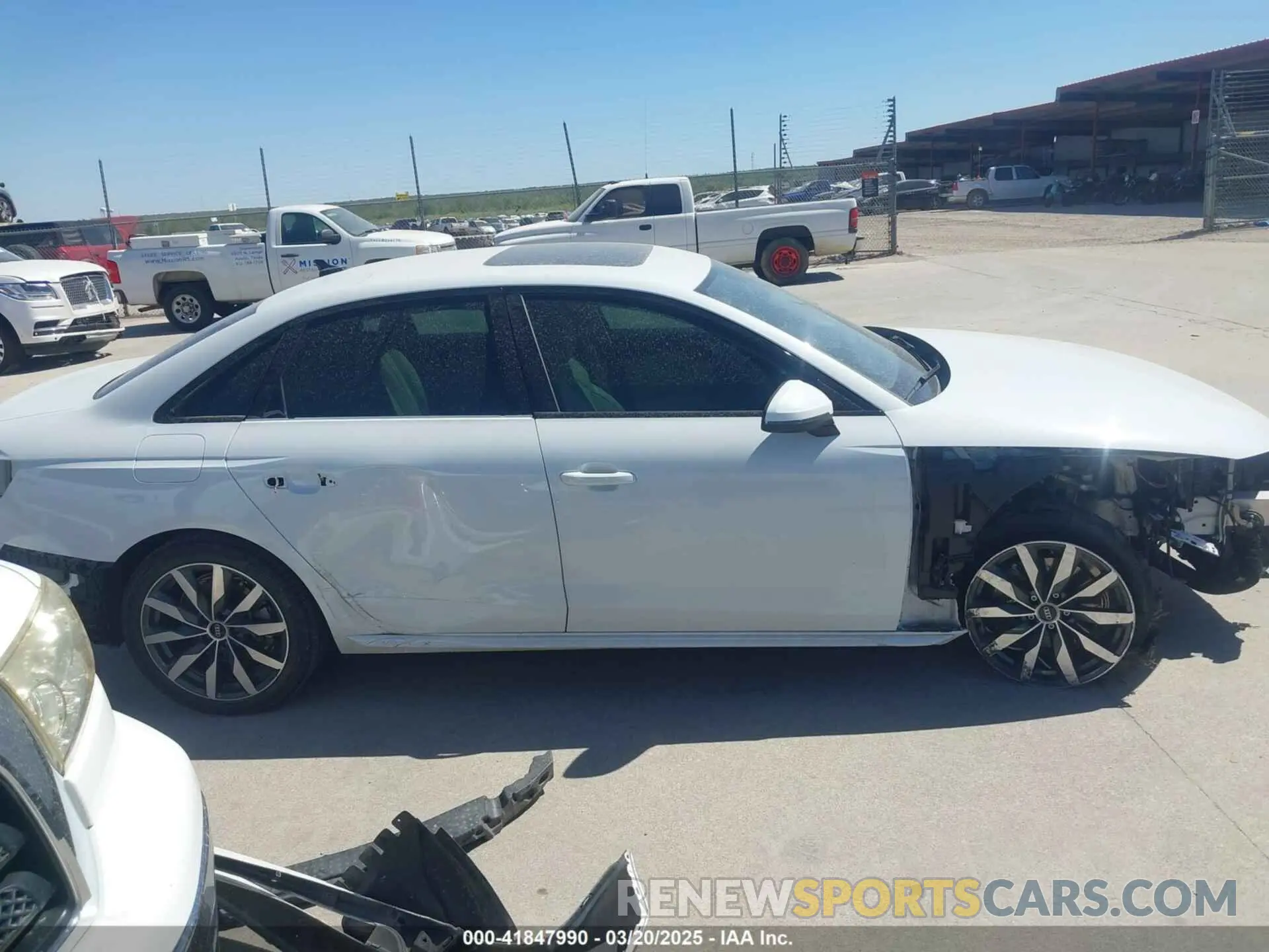 14 Photograph of a damaged car WAUBBAF48RN002241 AUDI A4 2024