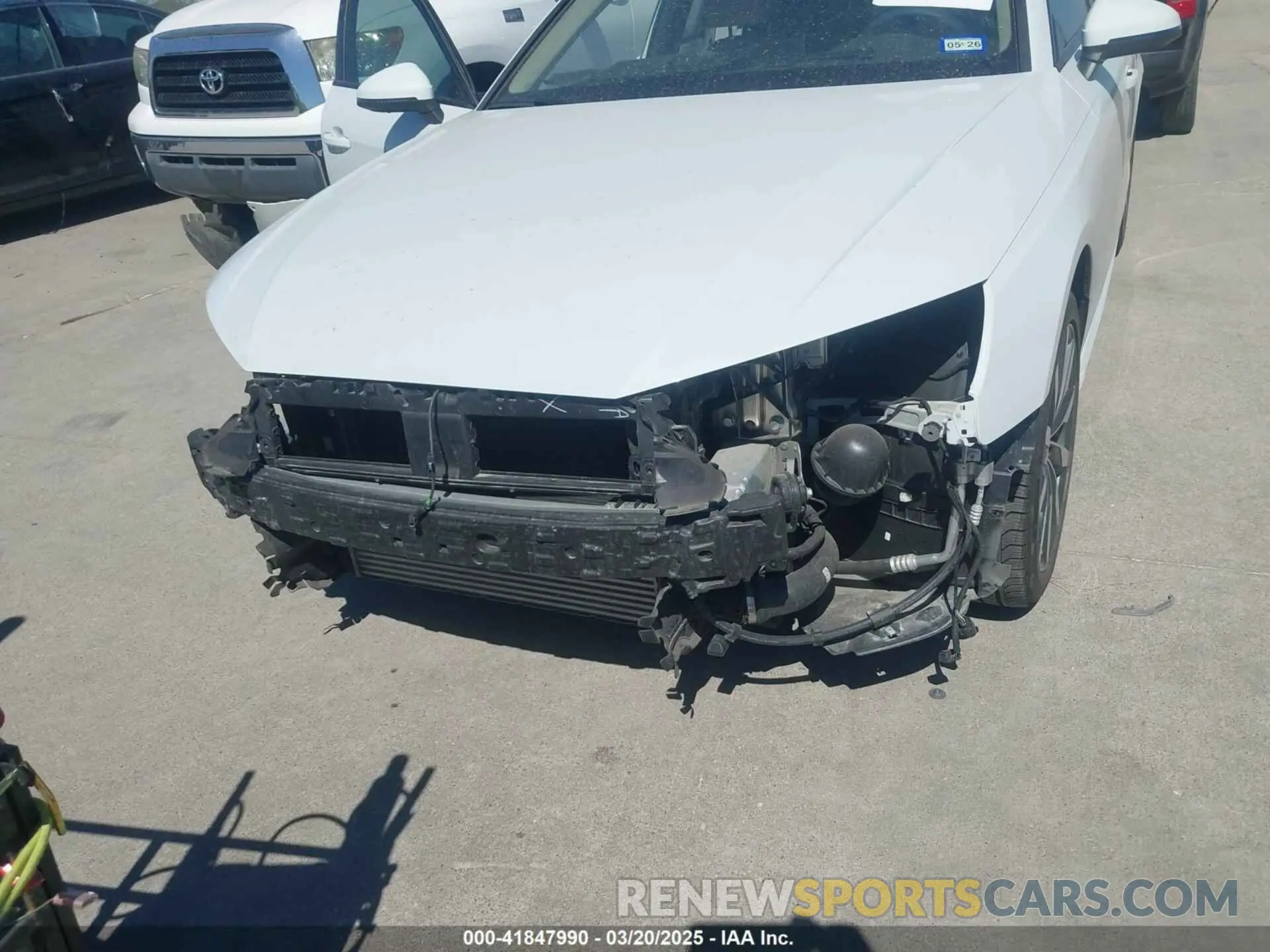 18 Photograph of a damaged car WAUBBAF48RN002241 AUDI A4 2024