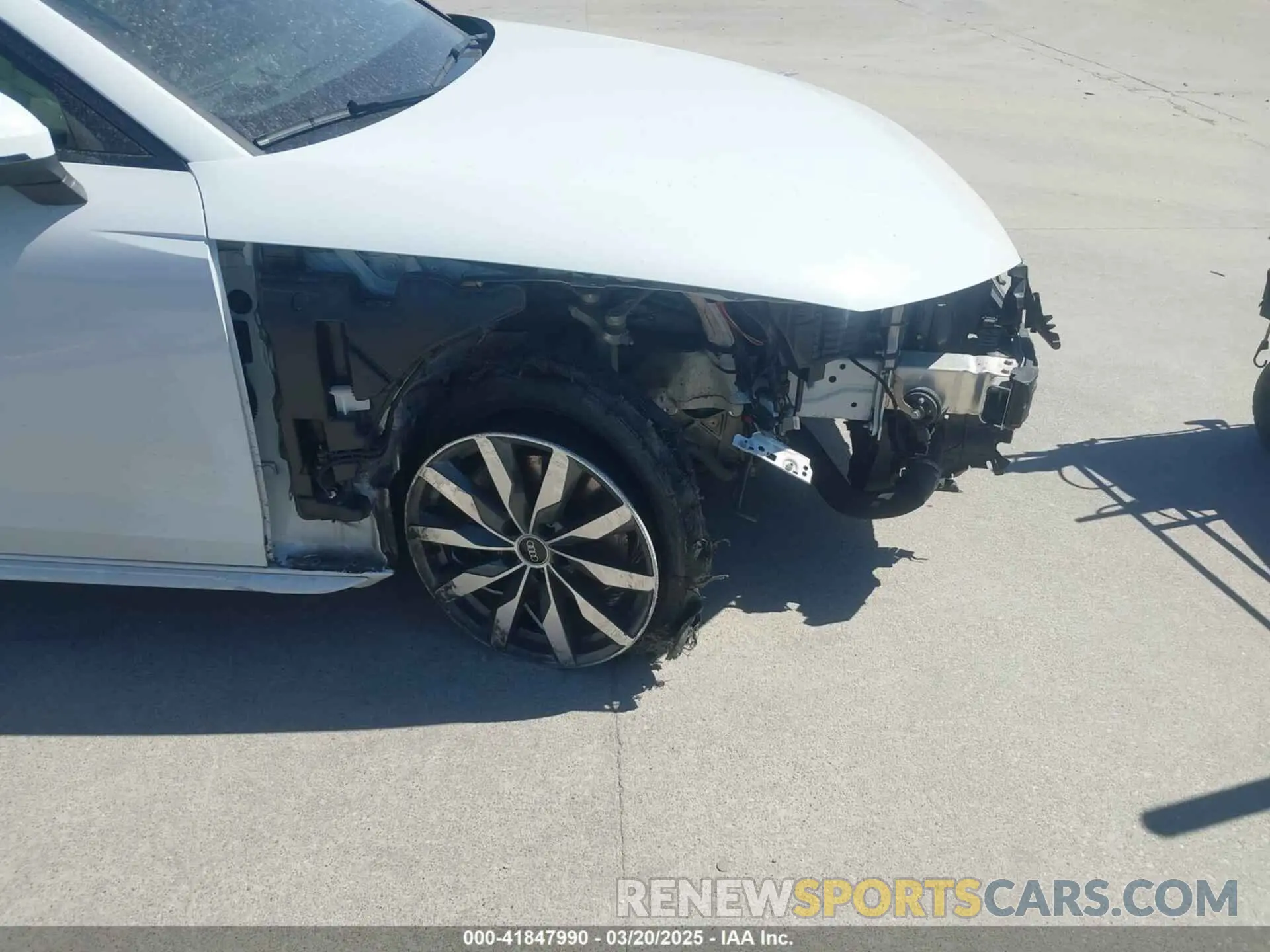 19 Photograph of a damaged car WAUBBAF48RN002241 AUDI A4 2024