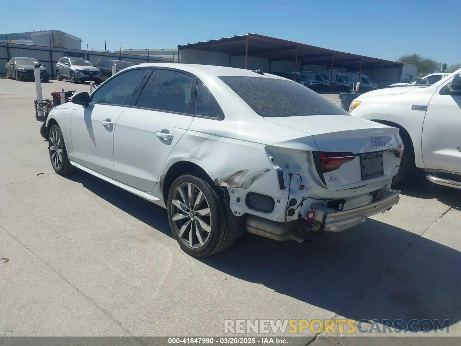 3 Photograph of a damaged car WAUBBAF48RN002241 AUDI A4 2024