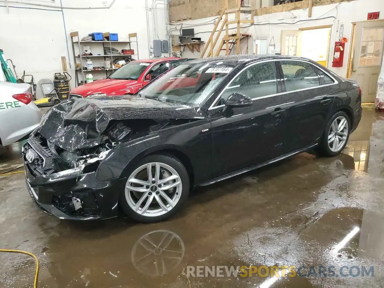 1 Photograph of a damaged car WAUDAAF45RN000877 AUDI A4 2024