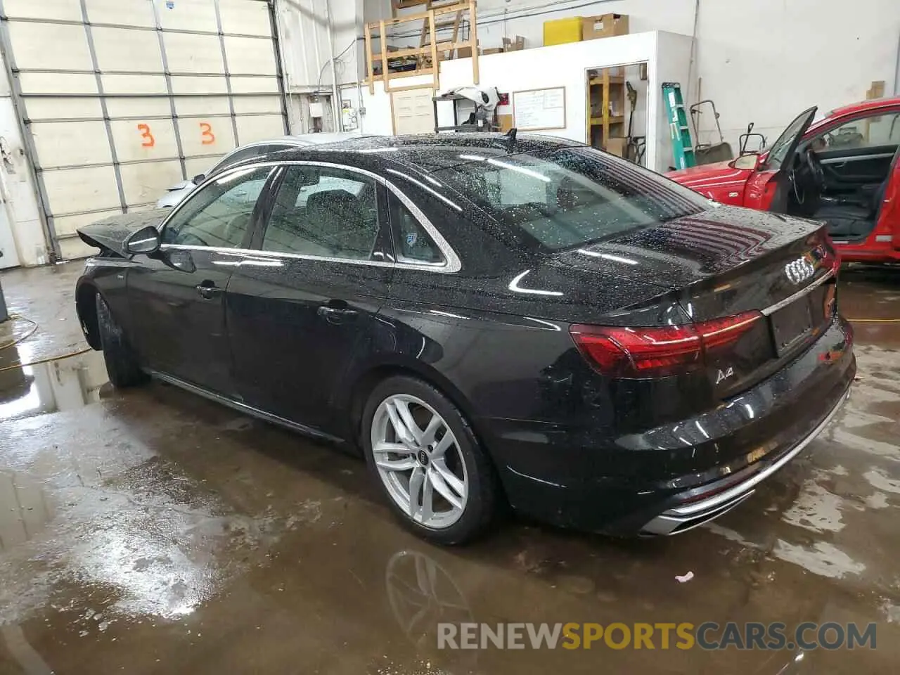 2 Photograph of a damaged car WAUDAAF45RN000877 AUDI A4 2024