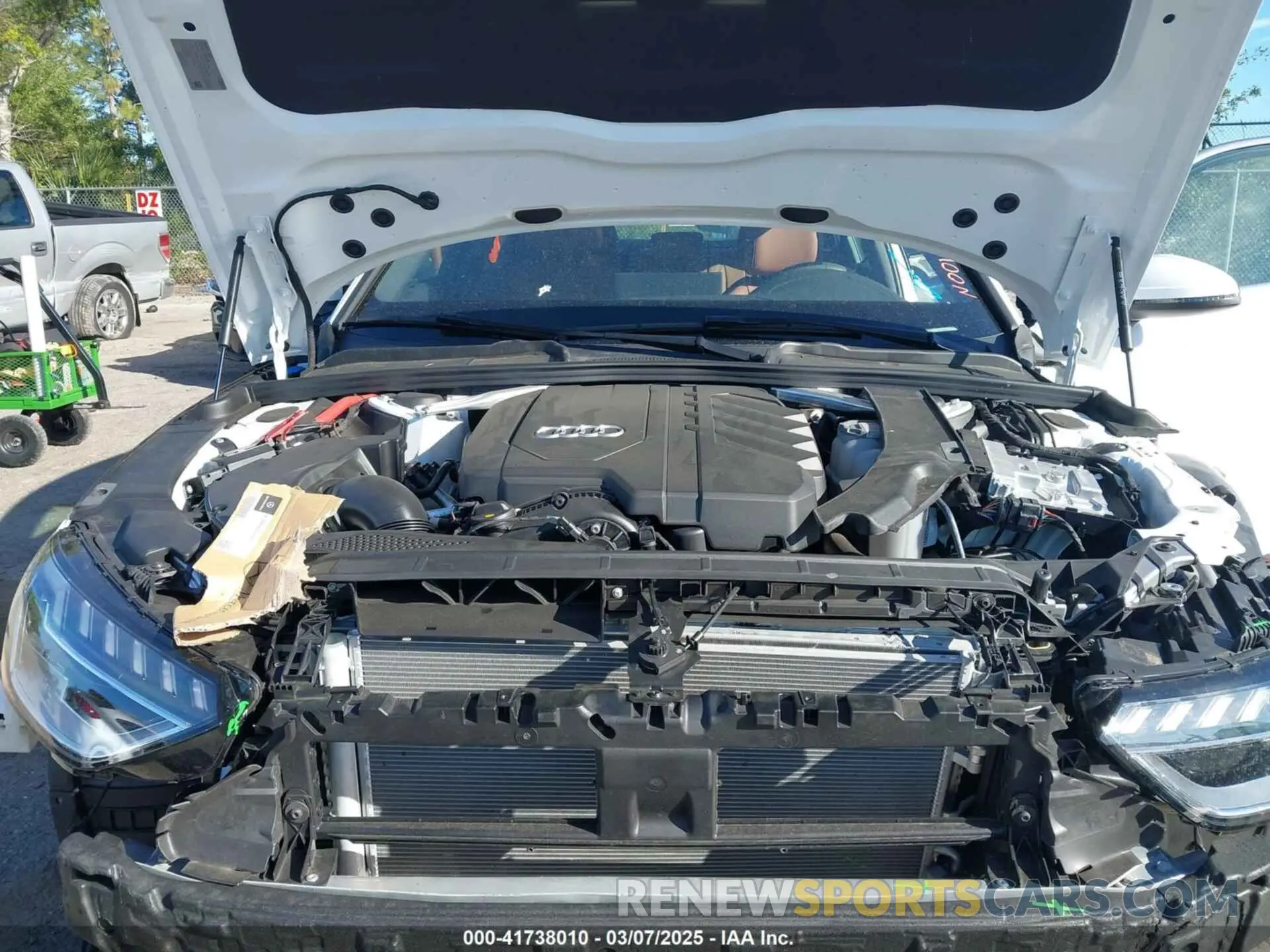 10 Photograph of a damaged car WAUDAAF49RN001904 AUDI A4 2024