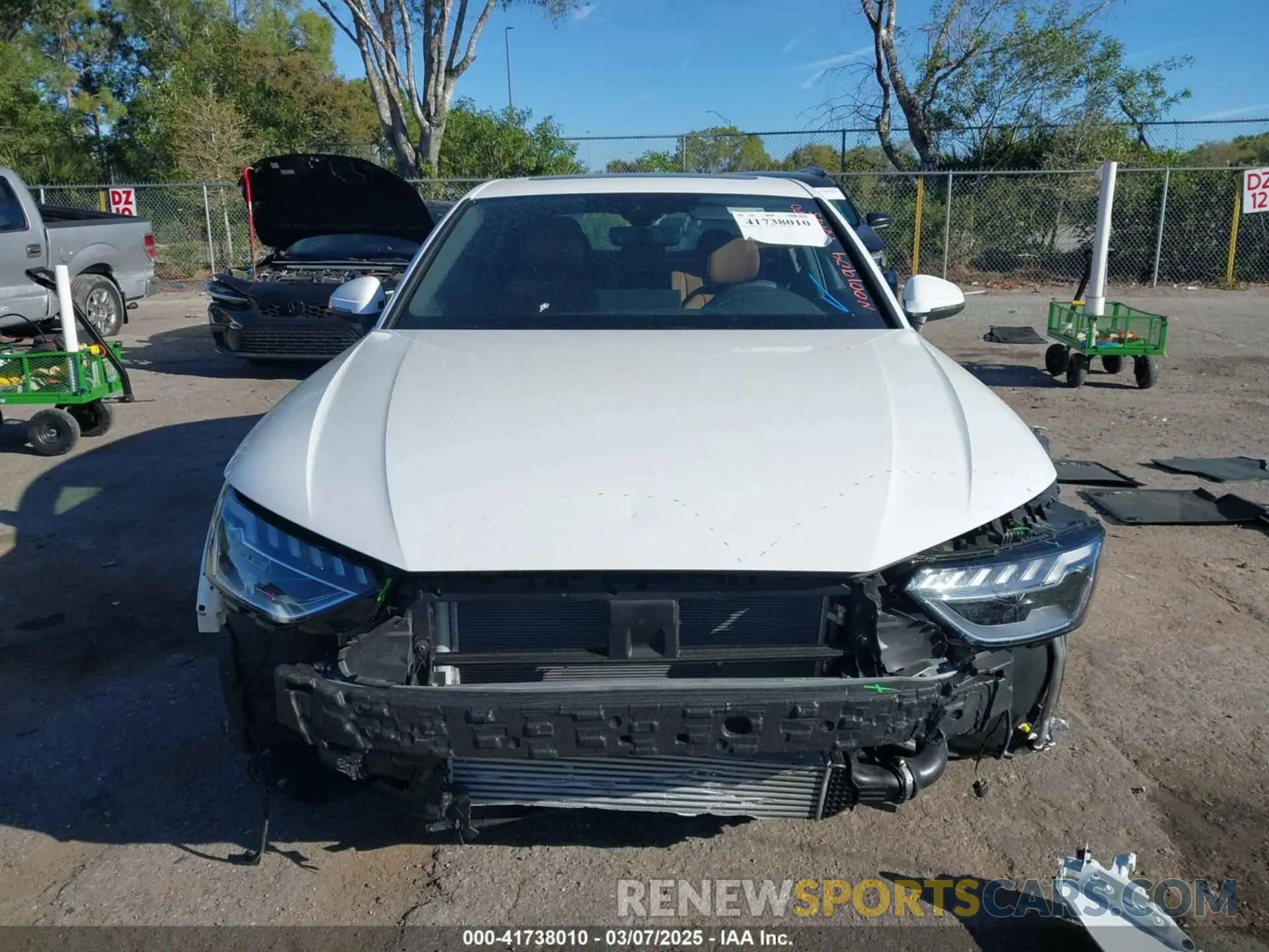 12 Photograph of a damaged car WAUDAAF49RN001904 AUDI A4 2024