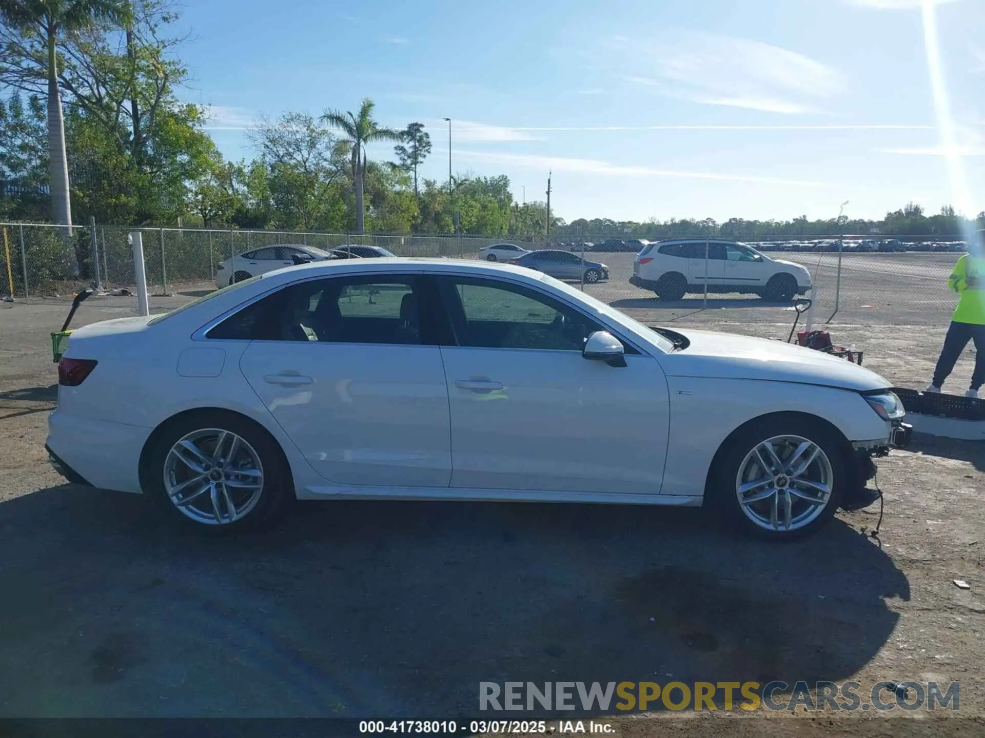 13 Photograph of a damaged car WAUDAAF49RN001904 AUDI A4 2024