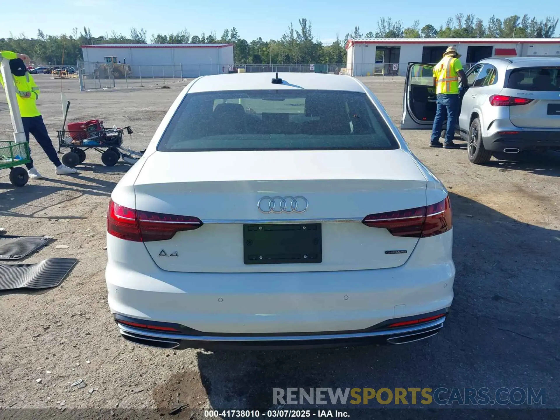 16 Photograph of a damaged car WAUDAAF49RN001904 AUDI A4 2024