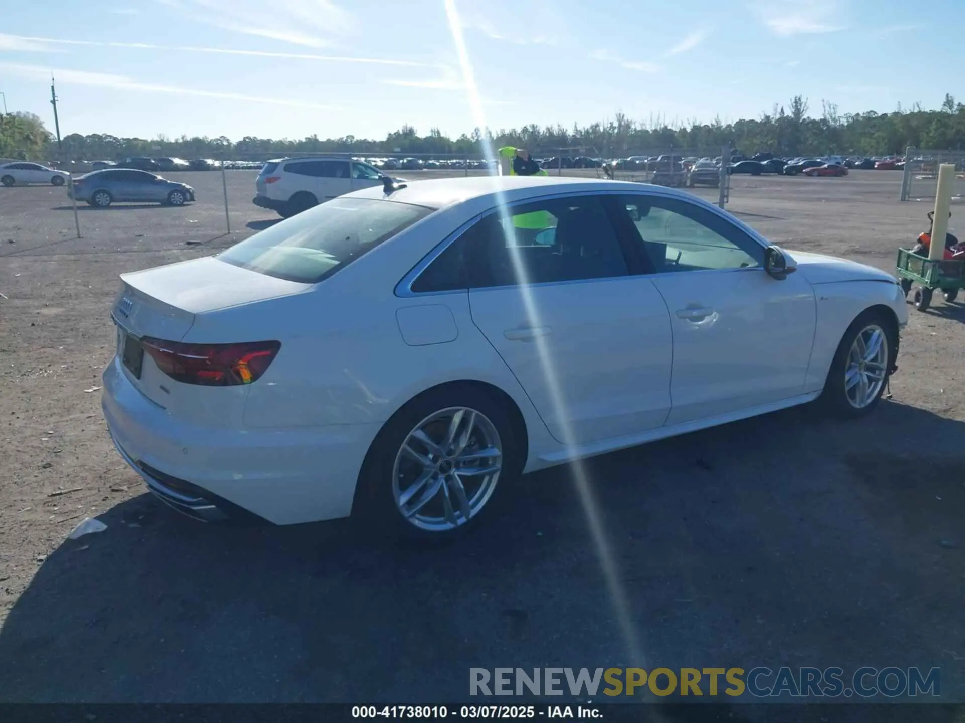 4 Photograph of a damaged car WAUDAAF49RN001904 AUDI A4 2024