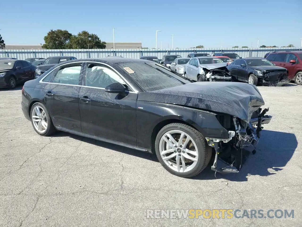 4 Photograph of a damaged car WAUEAAF40RN009202 AUDI A4 2024