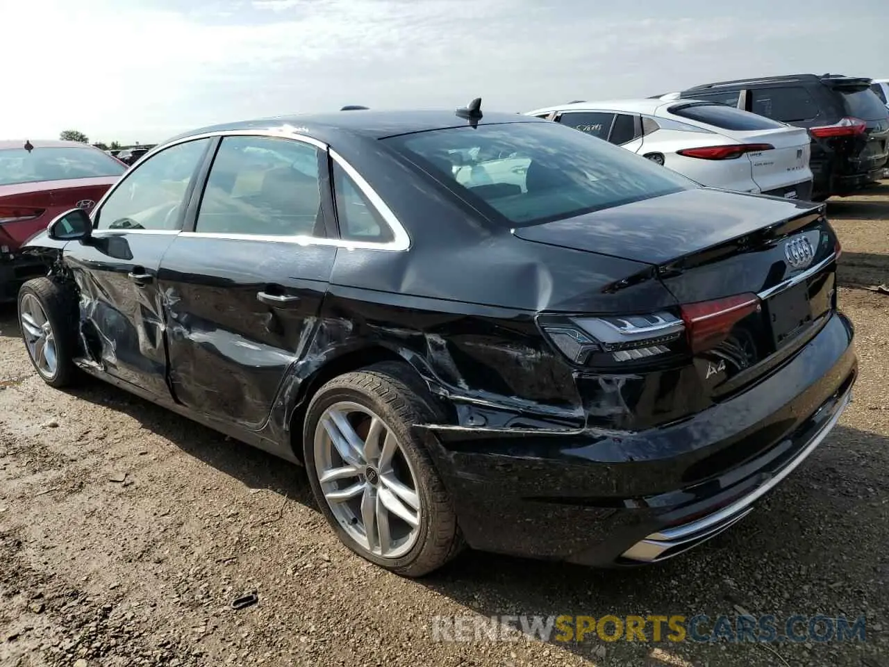 2 Photograph of a damaged car WAUEAAF41RN009256 AUDI A4 2024