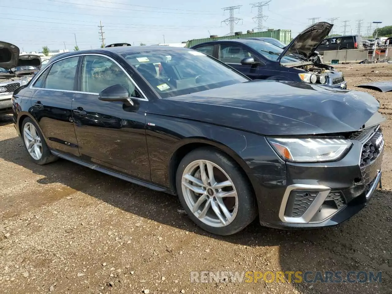 4 Photograph of a damaged car WAUEAAF41RN009256 AUDI A4 2024