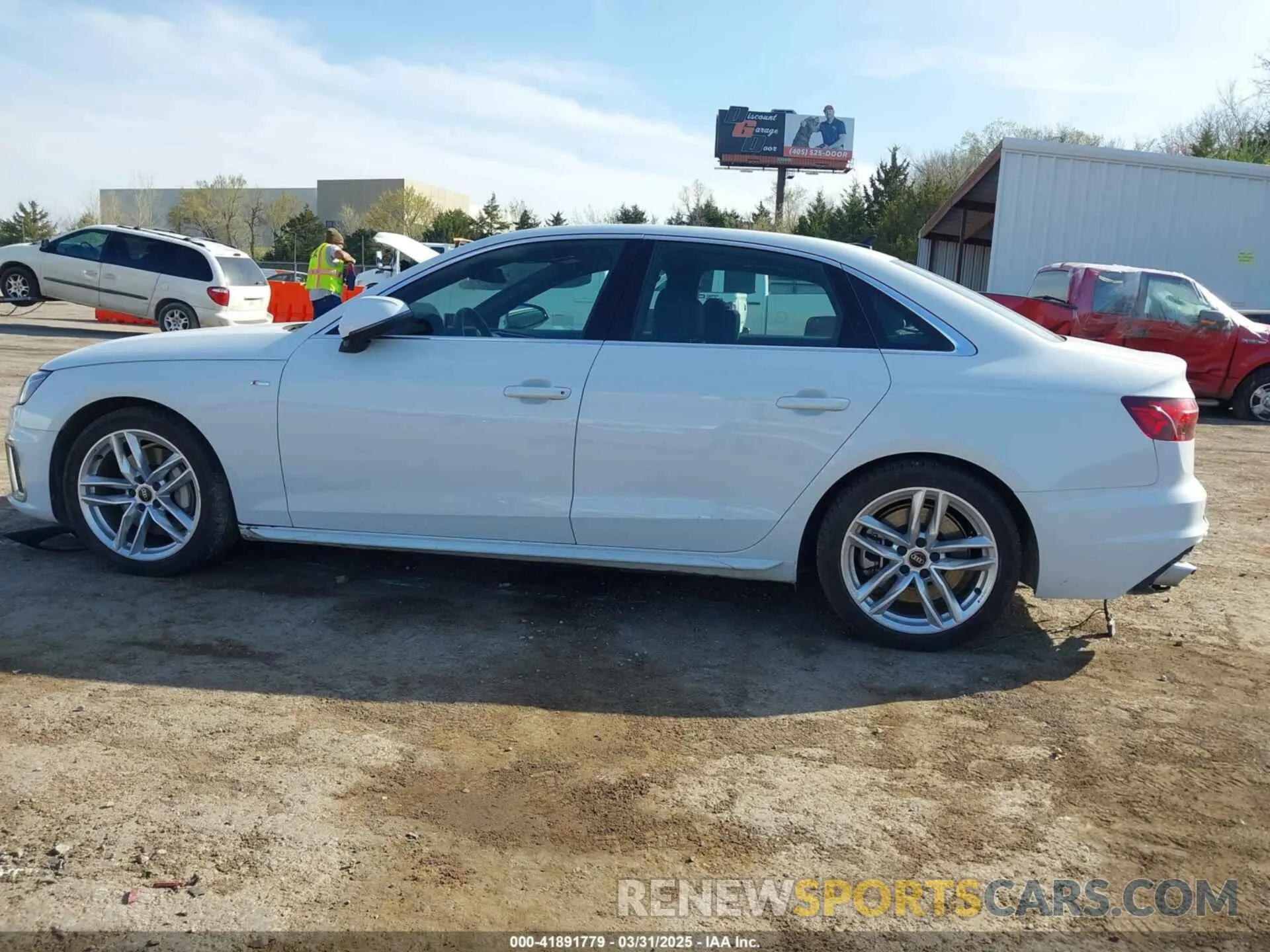 13 Photograph of a damaged car WAUEAAF41RN010407 AUDI A4 2024