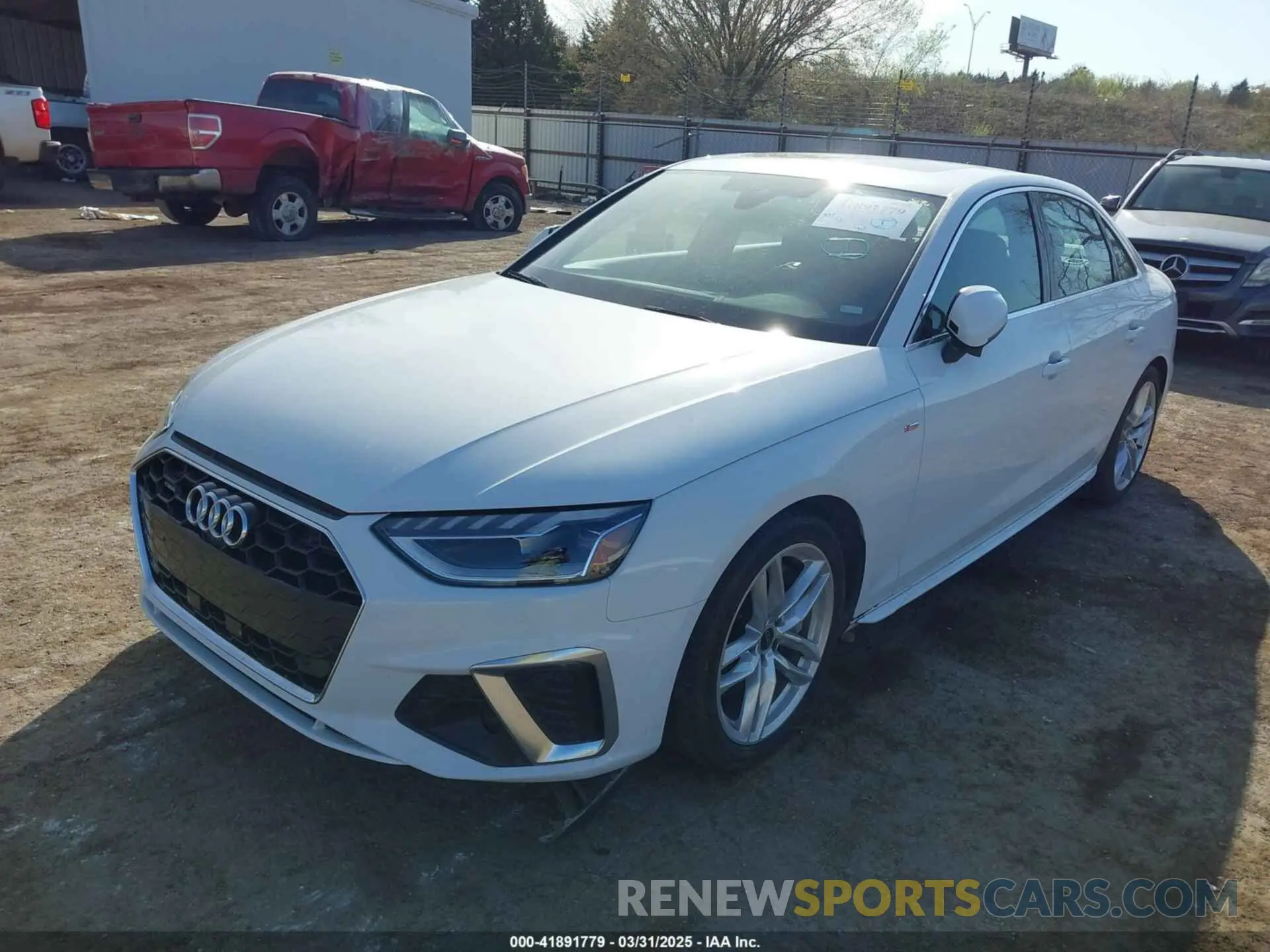 2 Photograph of a damaged car WAUEAAF41RN010407 AUDI A4 2024