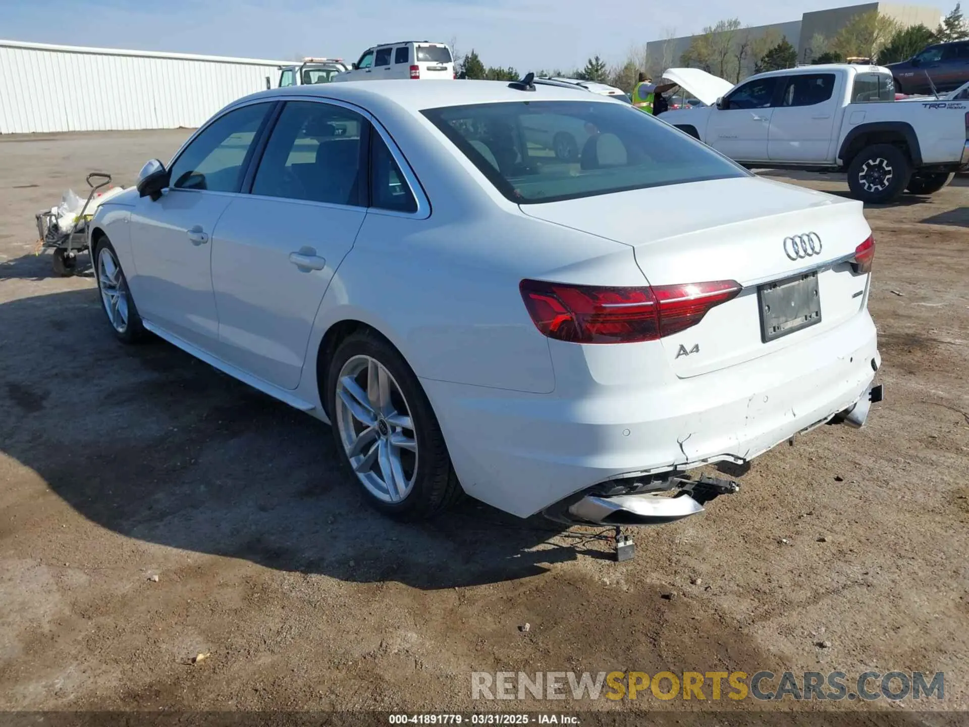 3 Photograph of a damaged car WAUEAAF41RN010407 AUDI A4 2024