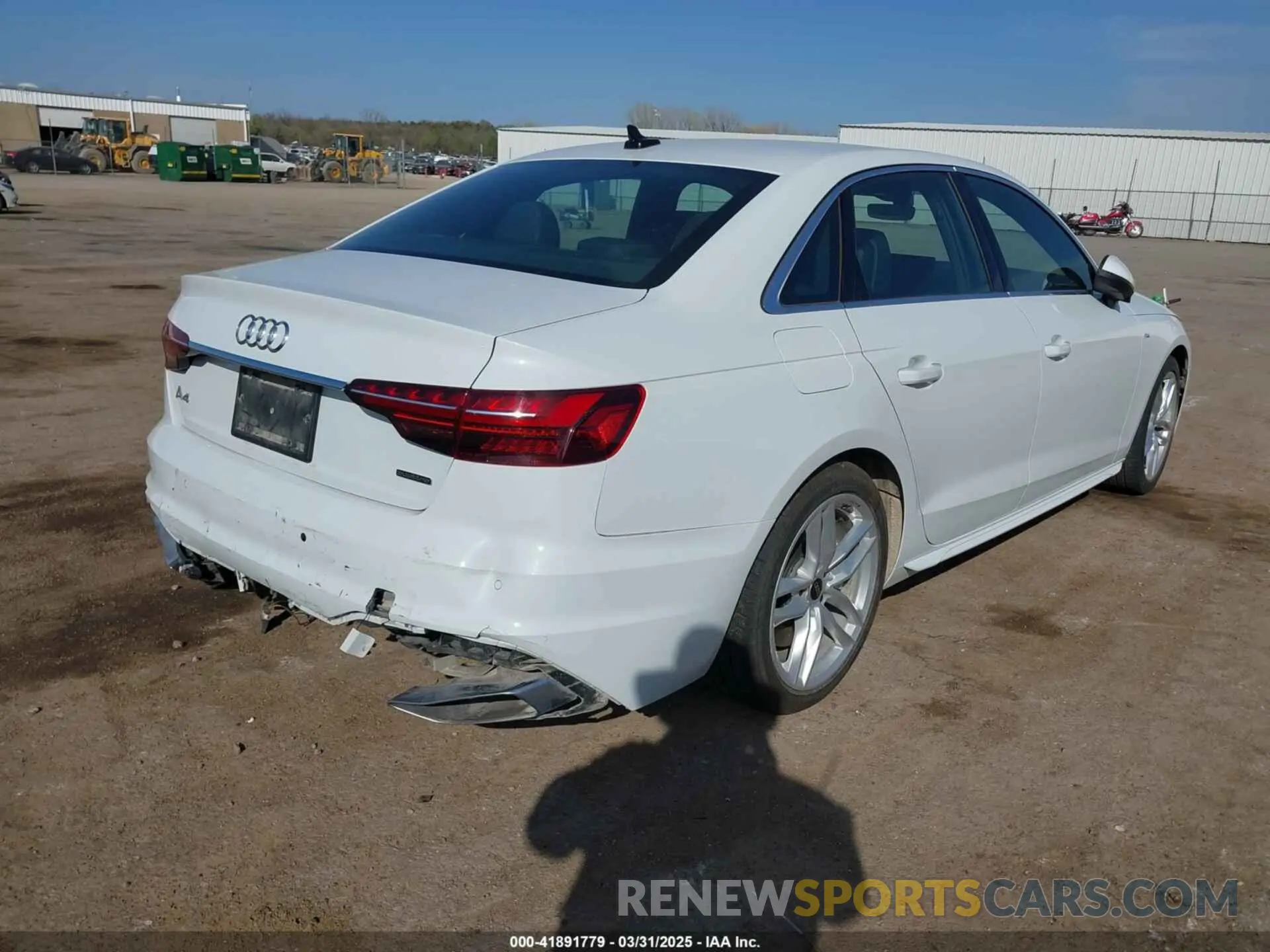 4 Photograph of a damaged car WAUEAAF41RN010407 AUDI A4 2024